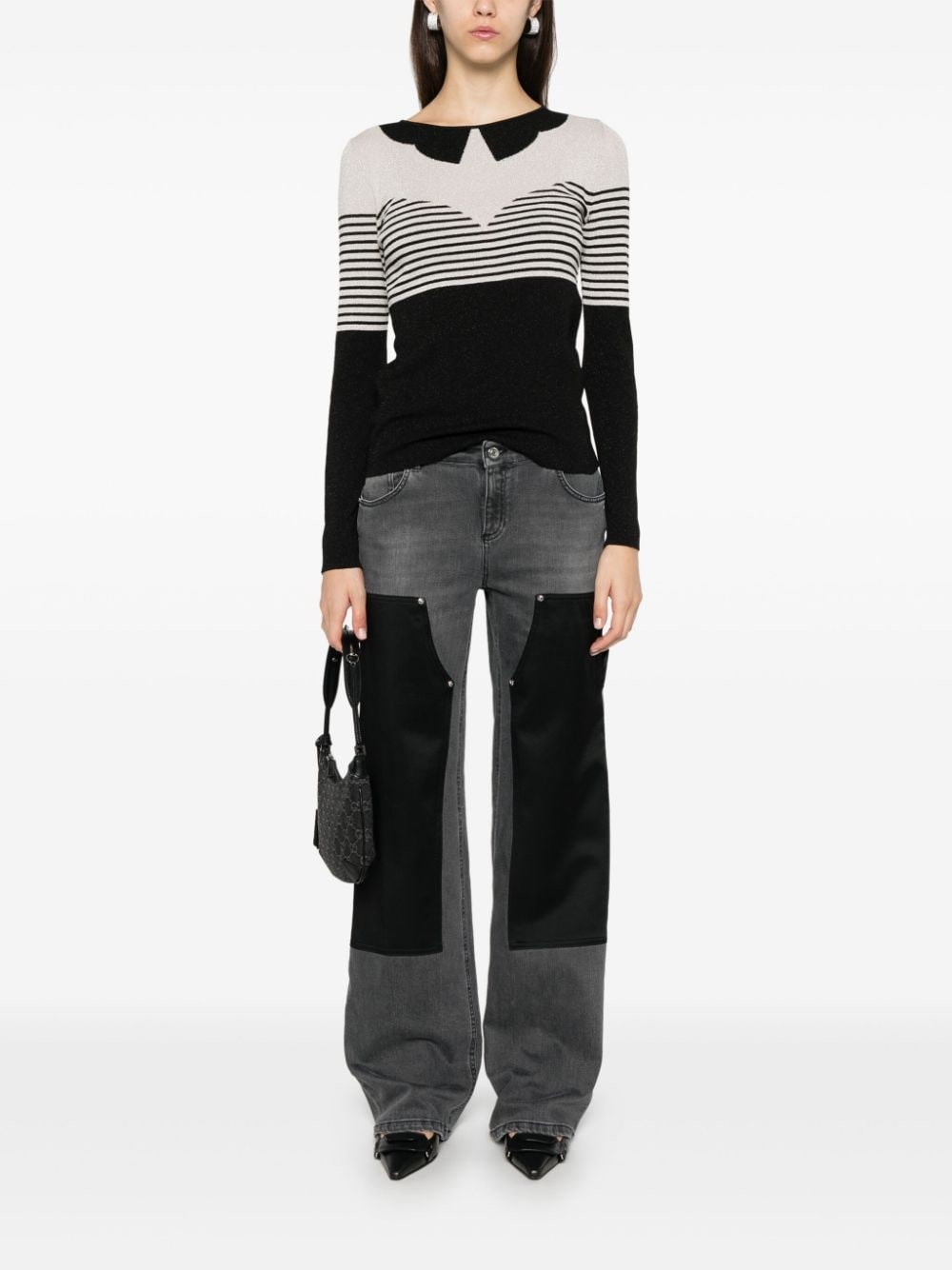 striped sweater - 2