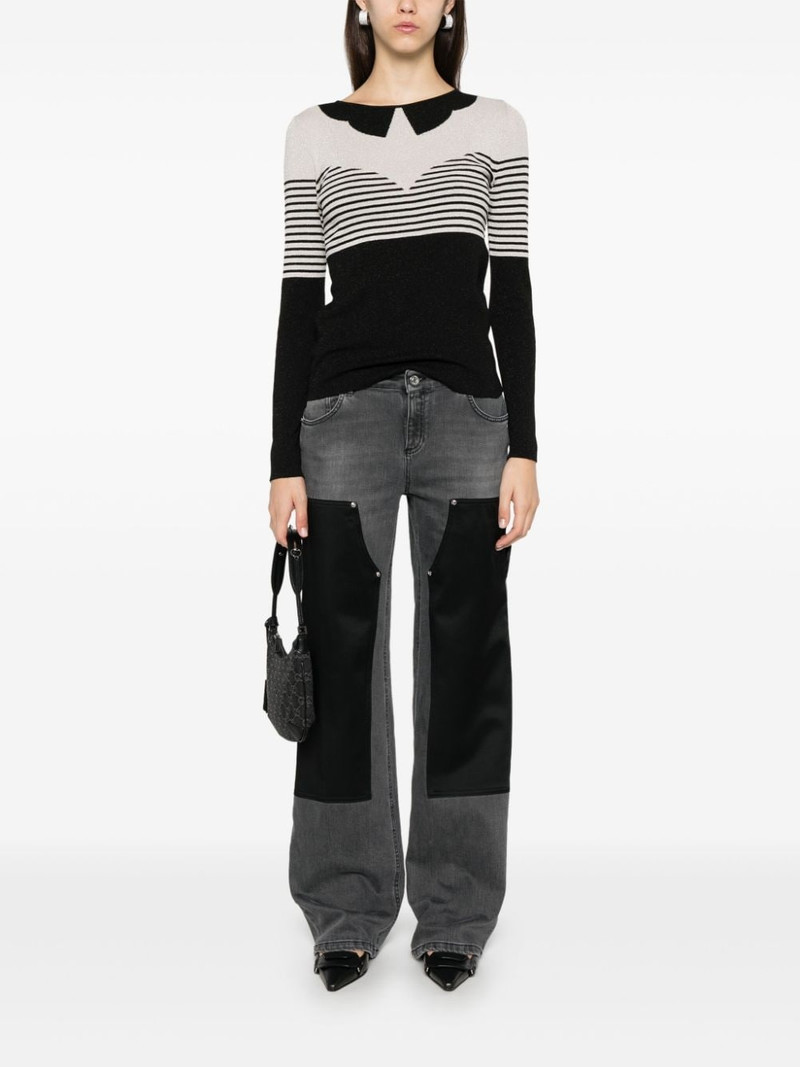Blumarine striped sweater outlook