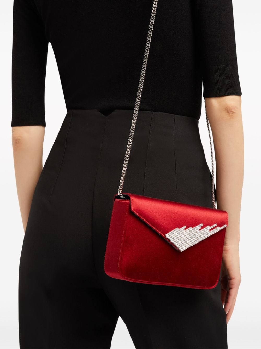 Iveery satin clutch bag - 2