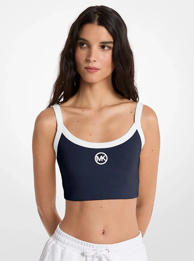 Stretch Knit Sports Bra - 1