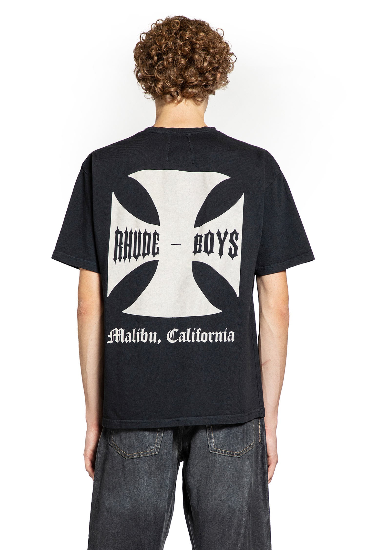 Rhude Man Black T-shirts & Tank Tops - 3