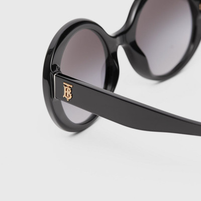 Burberry Oversized Round Frame Sunglasses outlook