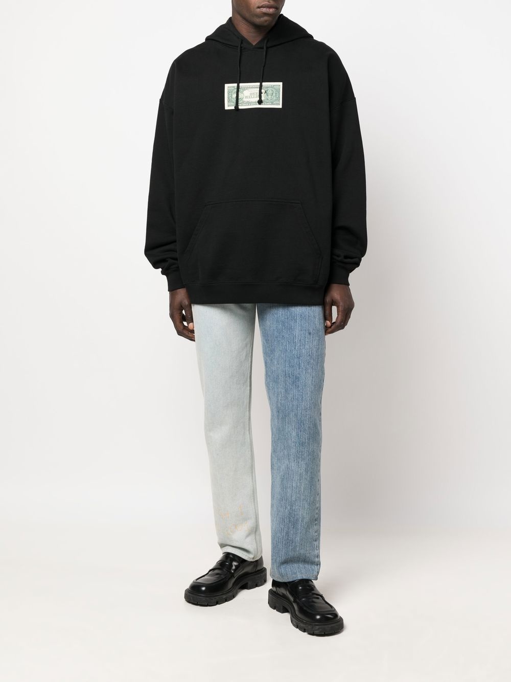 graphic print hoodie - 2