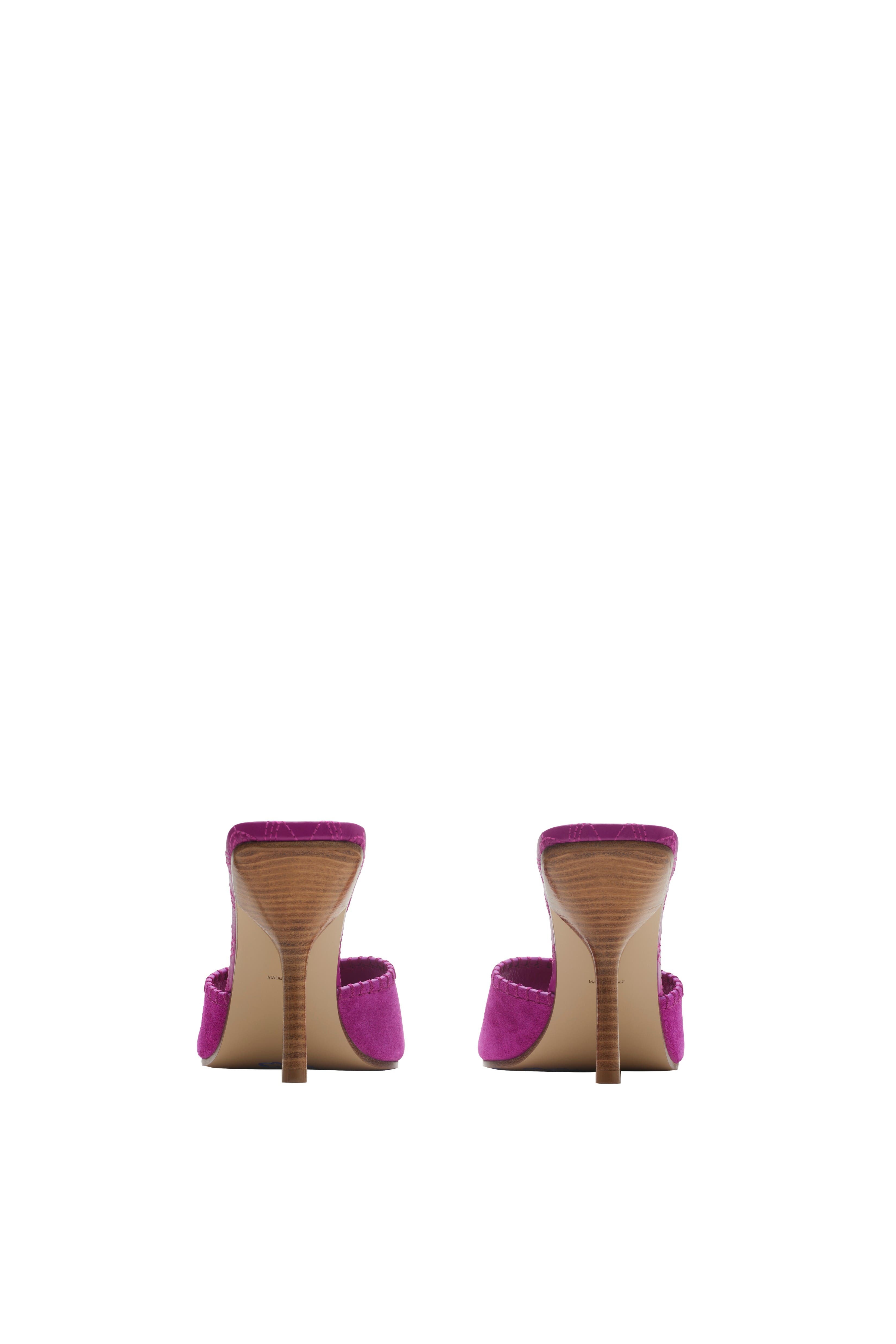 burberry Suede Cabana Mules in Urchin at Nordstrom - 4