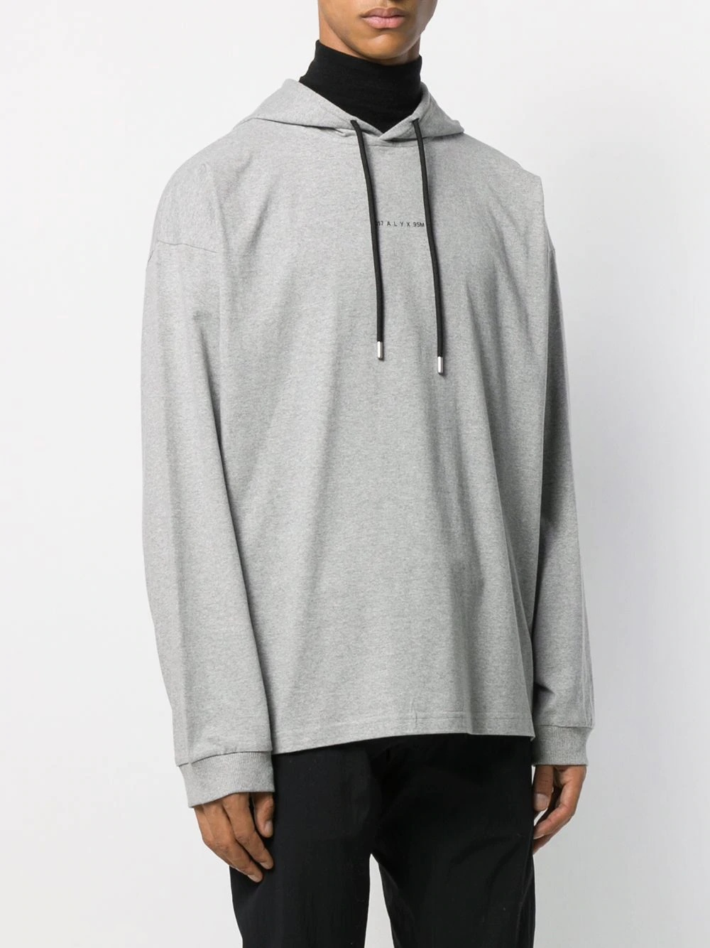 relaxed-fit logo hoodie - 3