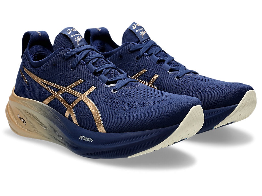 ASICS Gel-Nimbus 26 Sneakers 'Navy Silver Gold' 1011B946-400 - 3