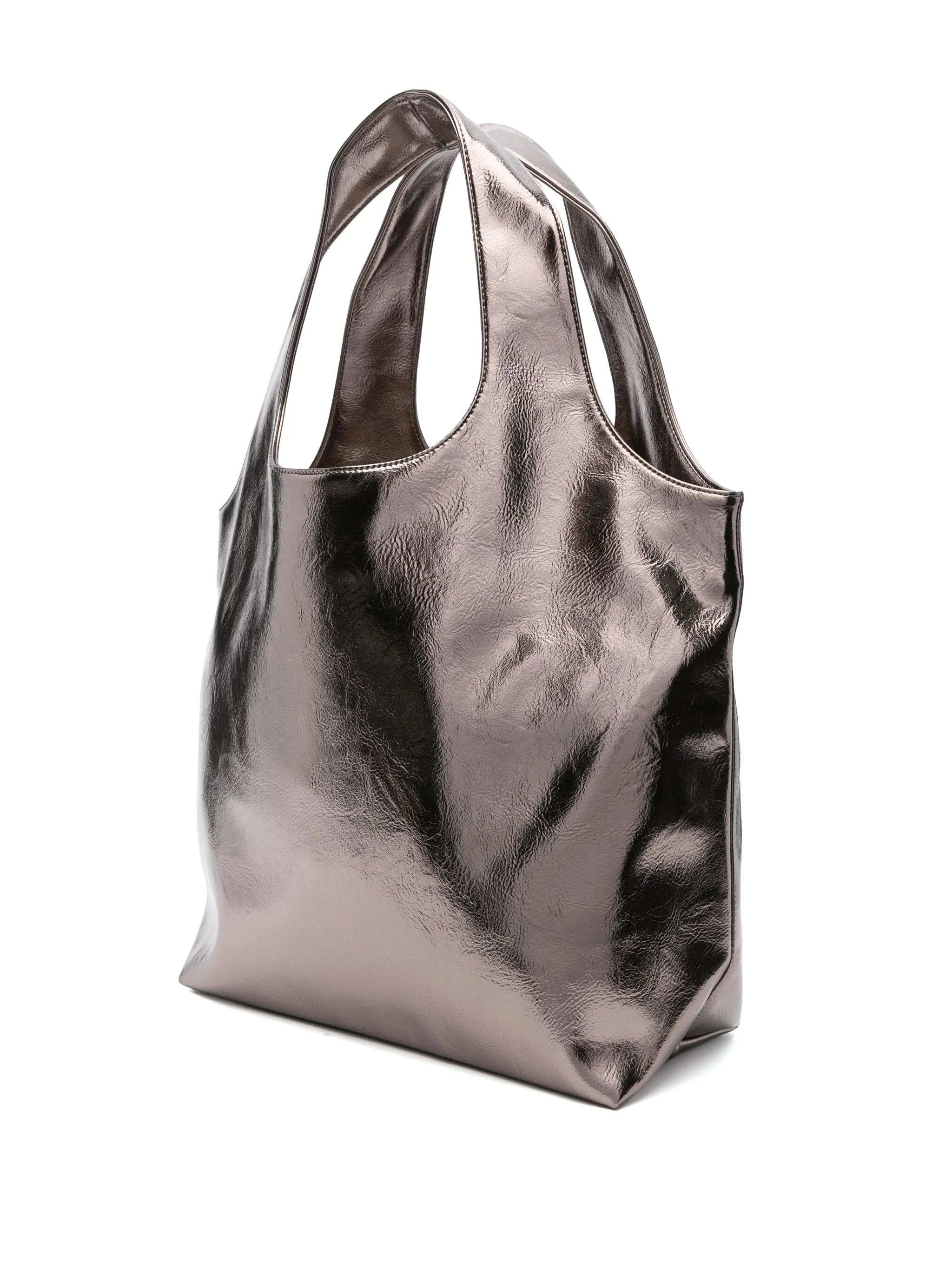 A.p.c. Large Ninon Metallic Logo Tote Bag - 4