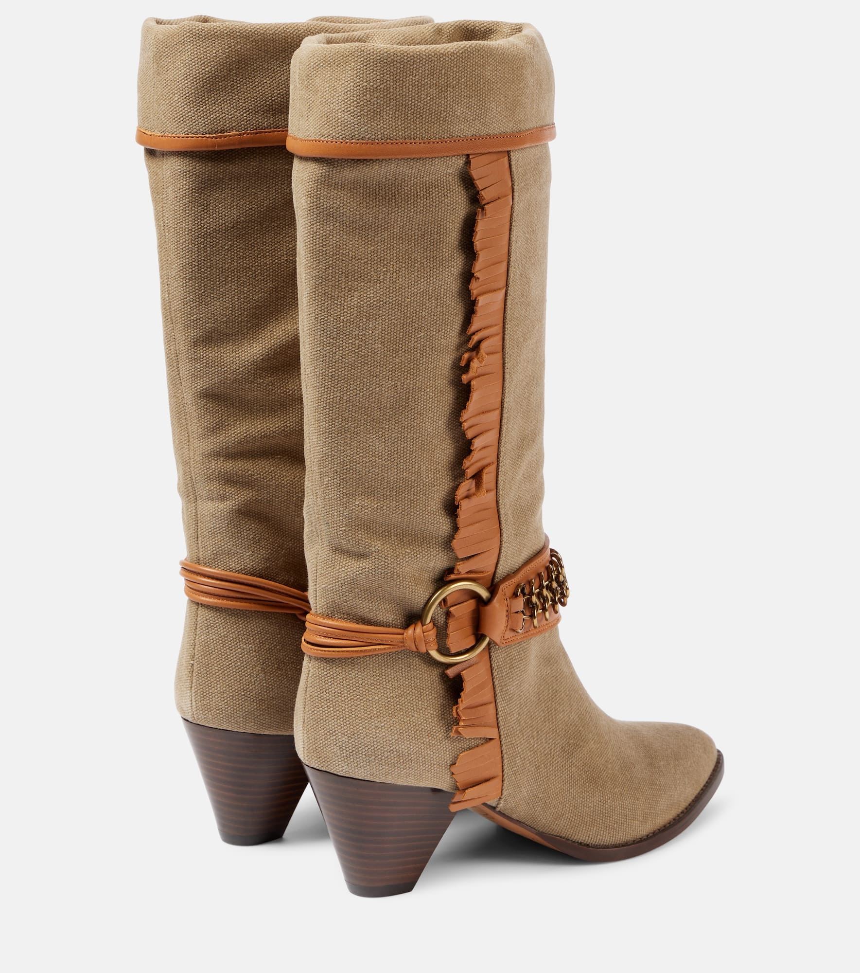 Levon canvas cowboy boots - 2