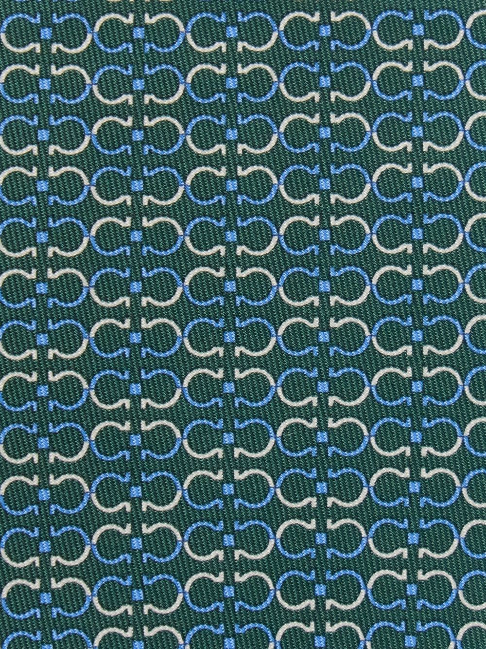 Gancini-print tie - 2