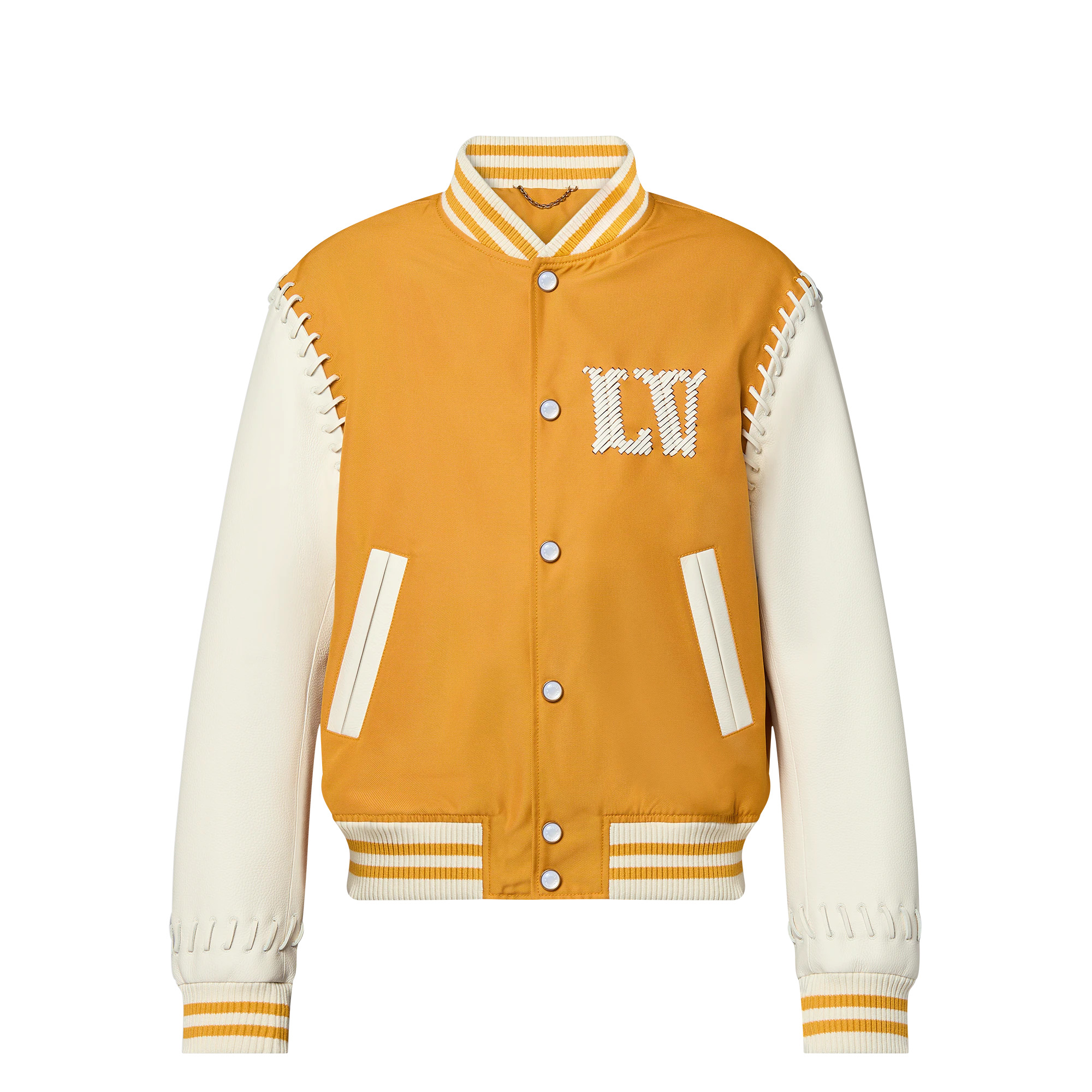 Embroidered Varsity Blouson - 1