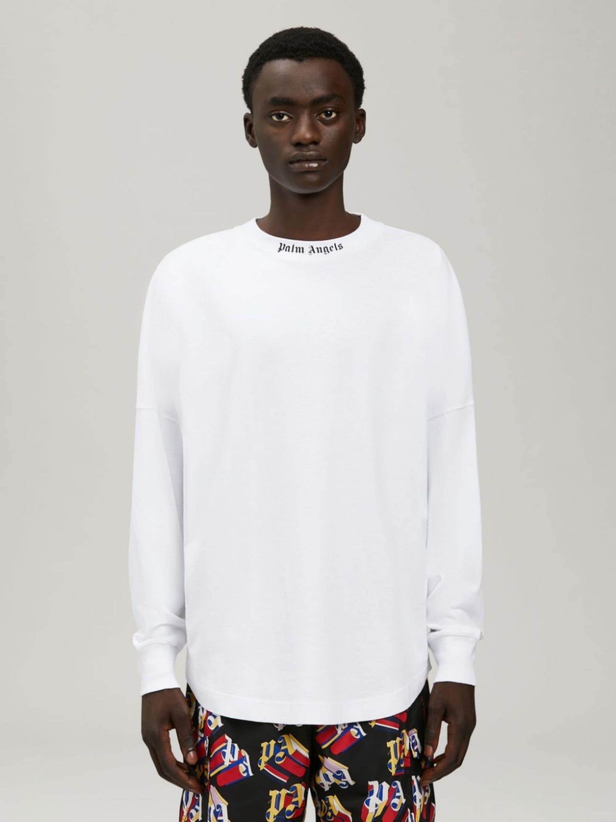 printed logo long-sleeved T-shirt - 3
