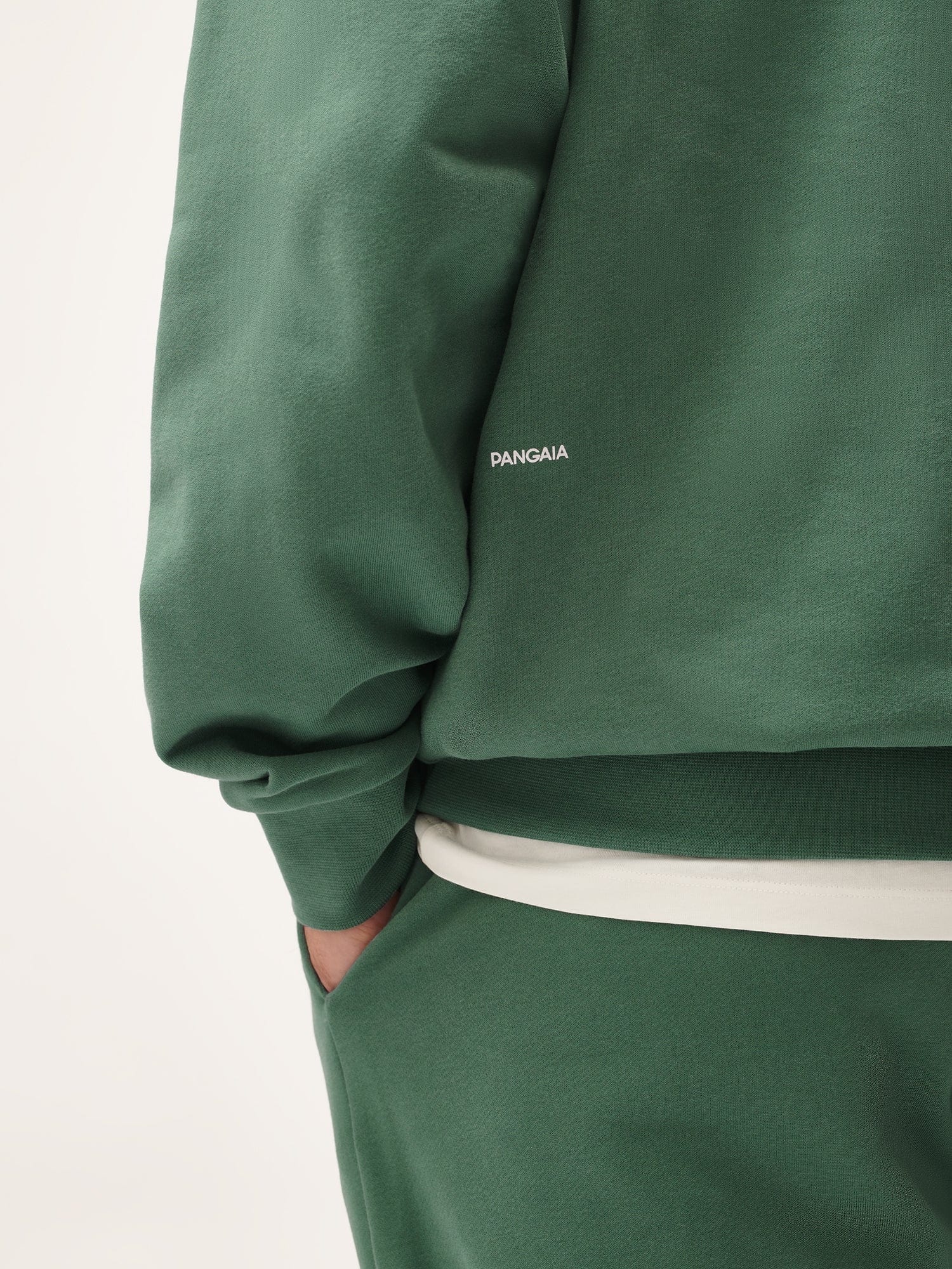 Mens 365 Midweight Hoodie - Forest Green - 4
