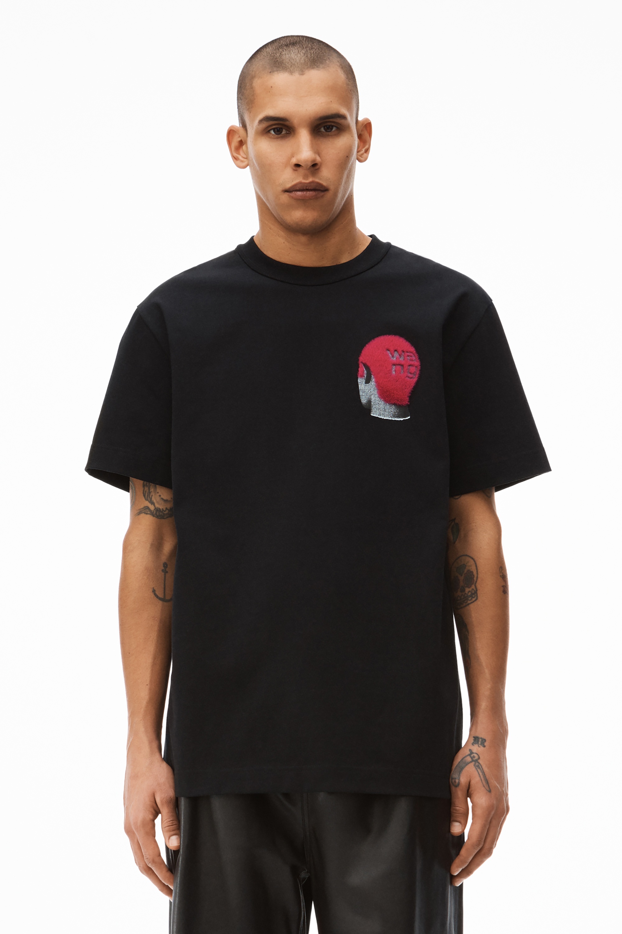 BUZZ CUT GRAPHIC TEE IN COMPACT JERSEY - 3