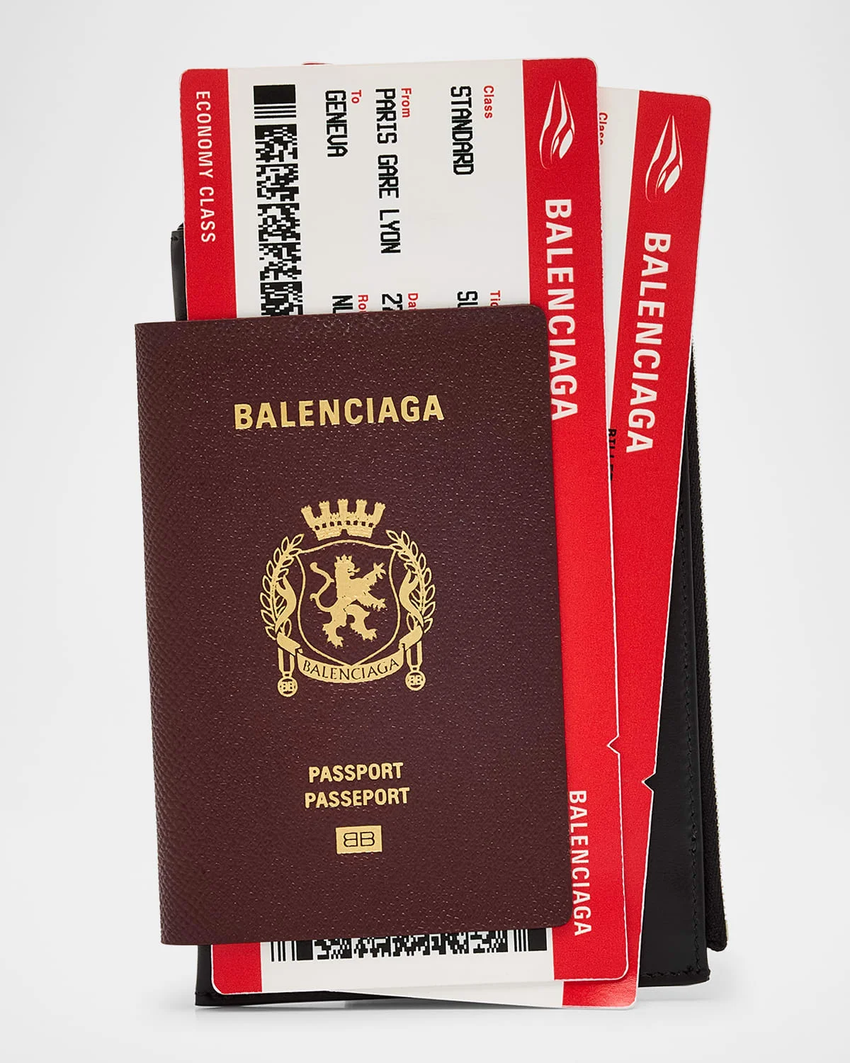 Men's Calfskin Passport Phone Holder - 1