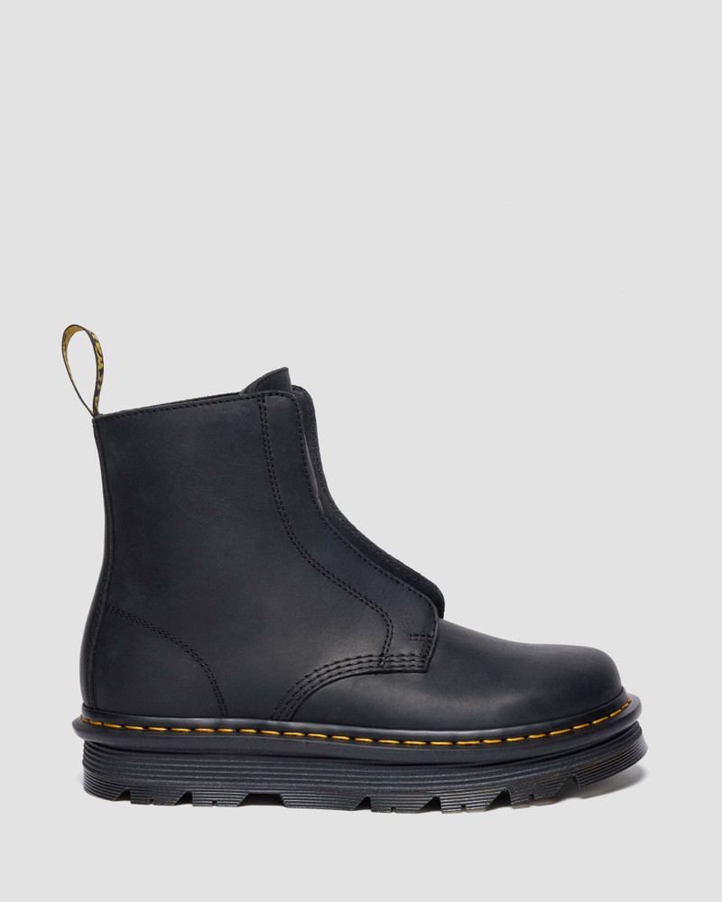ZEBZAG LACELESS Slip On Leather Boots - 1