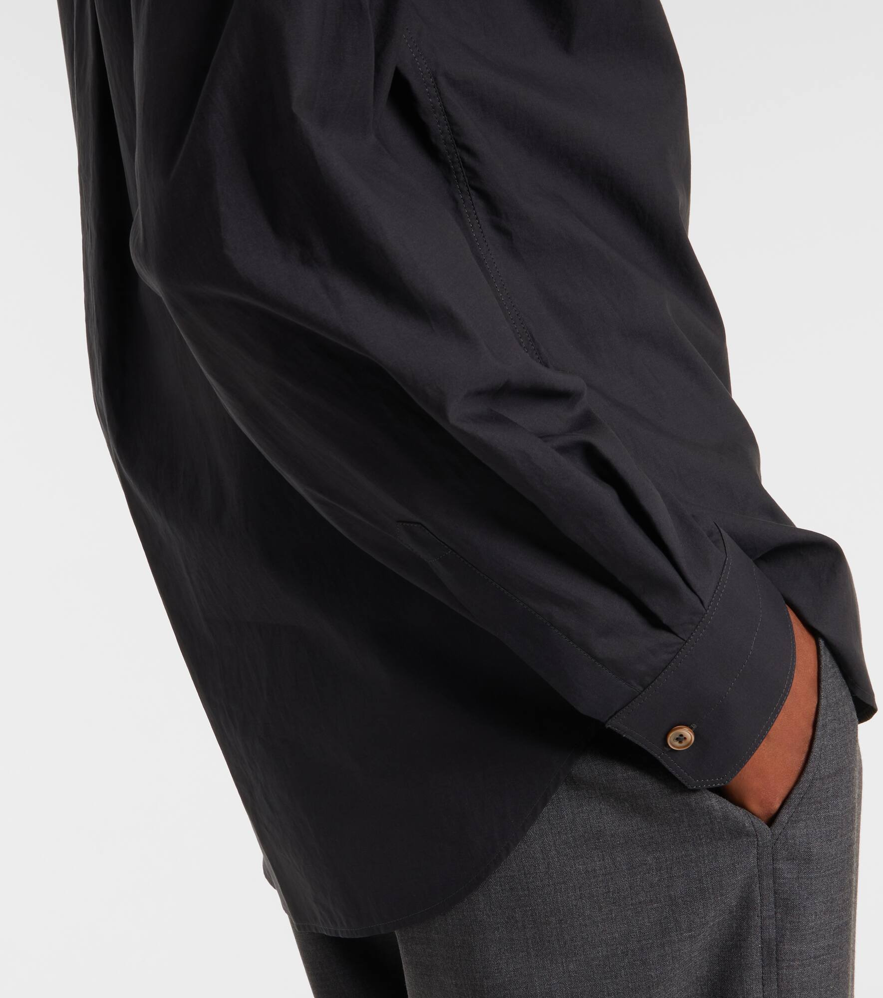 Cotton and silk shirt - 5