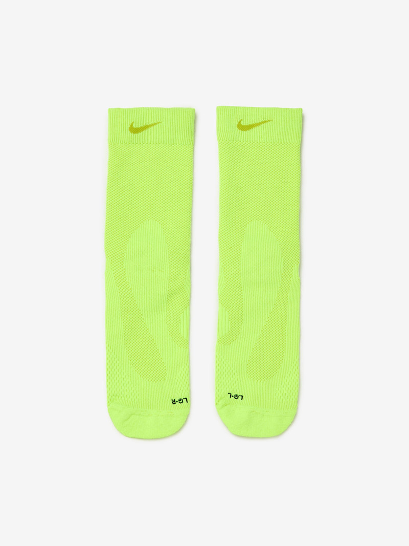Nike NIKE RUNNING LIGHTWEIGHT CREW SOCKS (VOLT/BRIGHT CACTUS) outlook