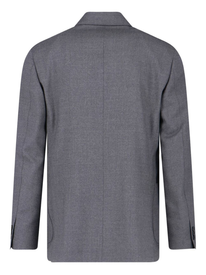 LARDINI double-breasted wool suit outlook