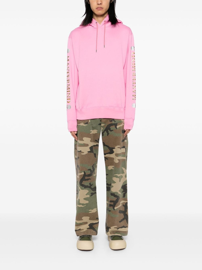 MASTERMIND WORLD logo print hoodie outlook