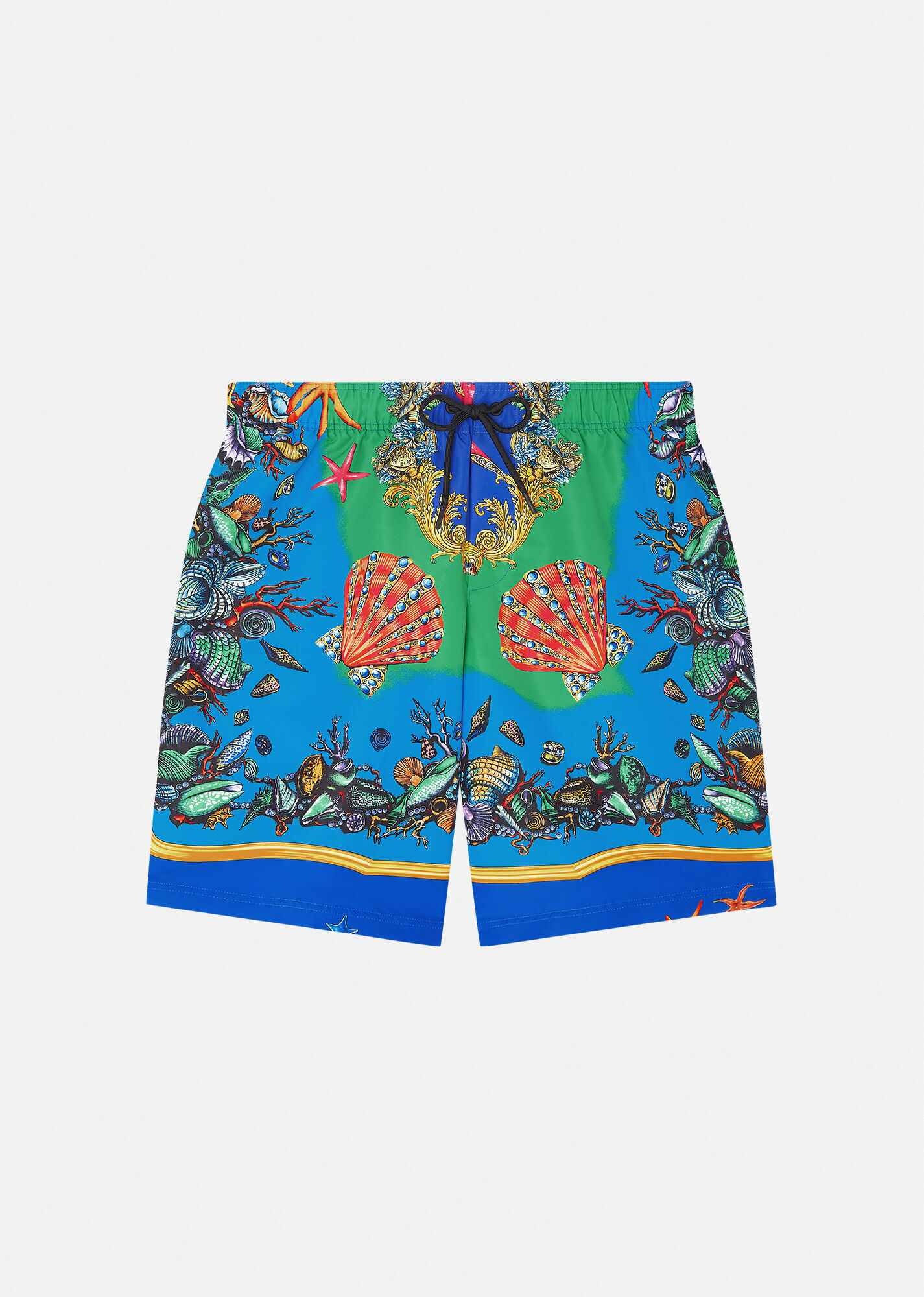 Trésor de la Mer Print Long Swim Shorts - 1