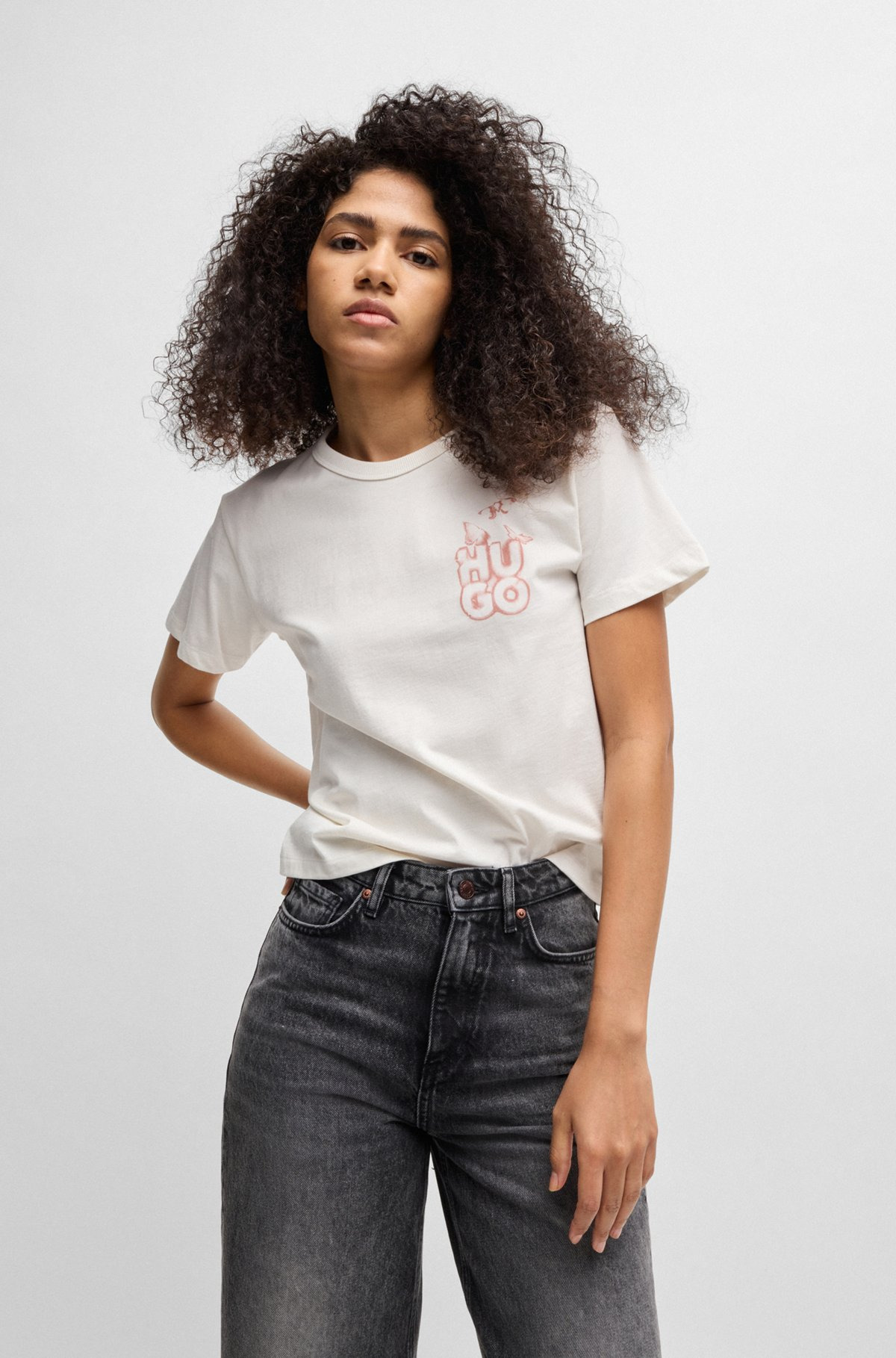 COTTON T-SHIRT WITH SEASONAL GRAPHIC PRINT - 2
