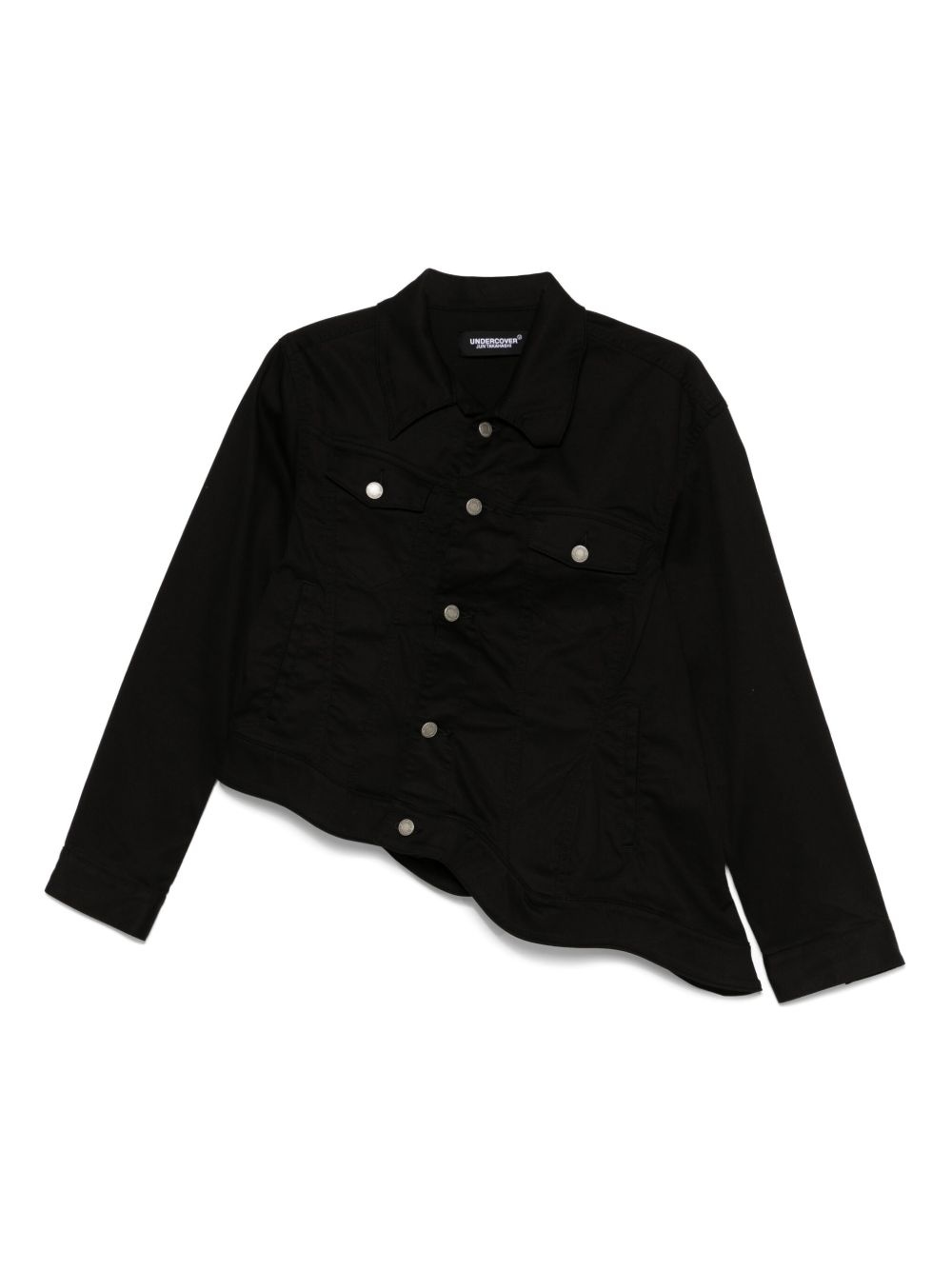 asymmetric shirt jacket - 1