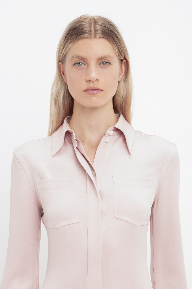 Fitted Shirt In Blush 5