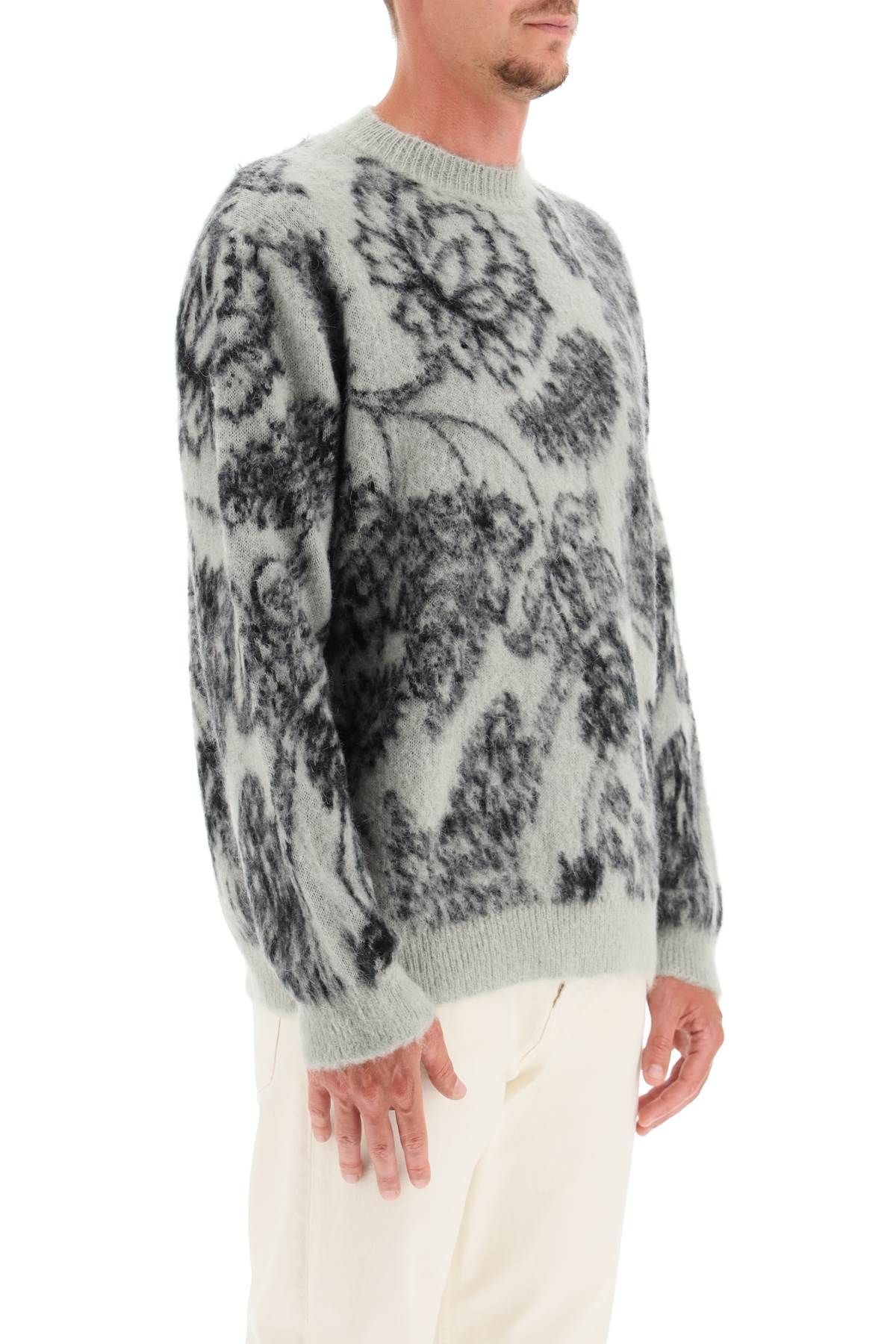 MOHAIR CREW NECK SWEATER - 3