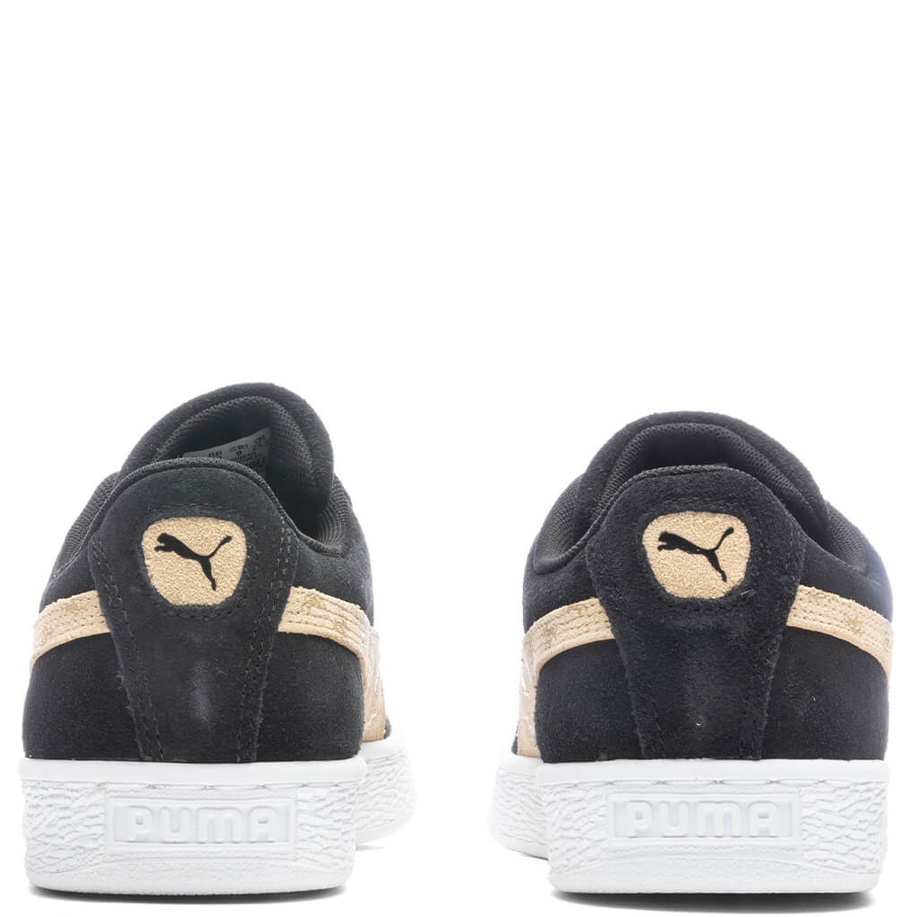 PUMA WOMEN'S SUEDE T7 - BLACK - 4