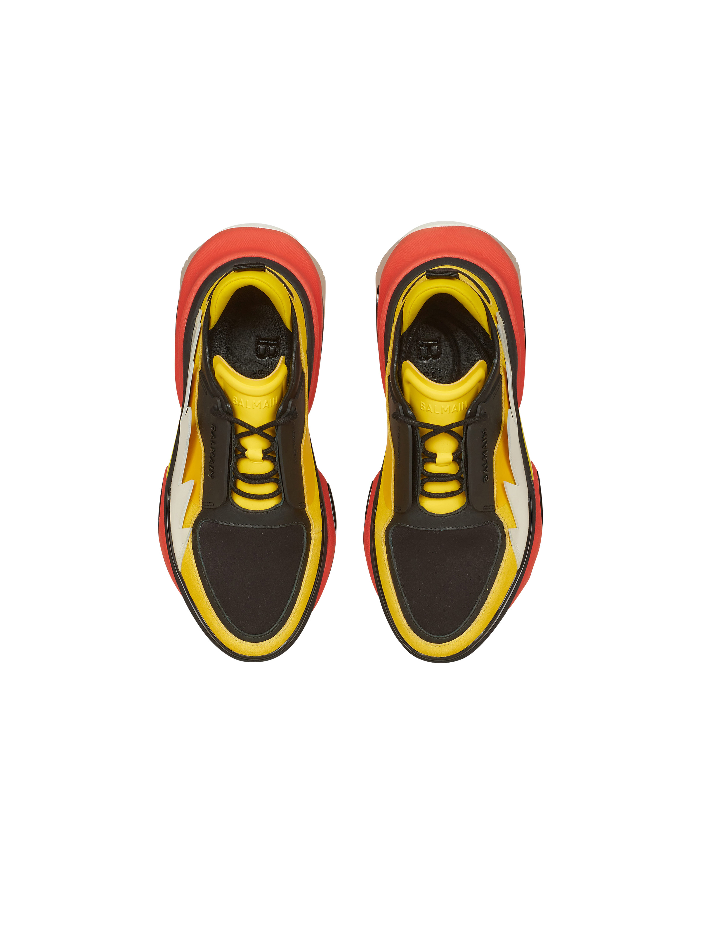 Balmain Leather B-Bold low-top sneakers | REVERSIBLE