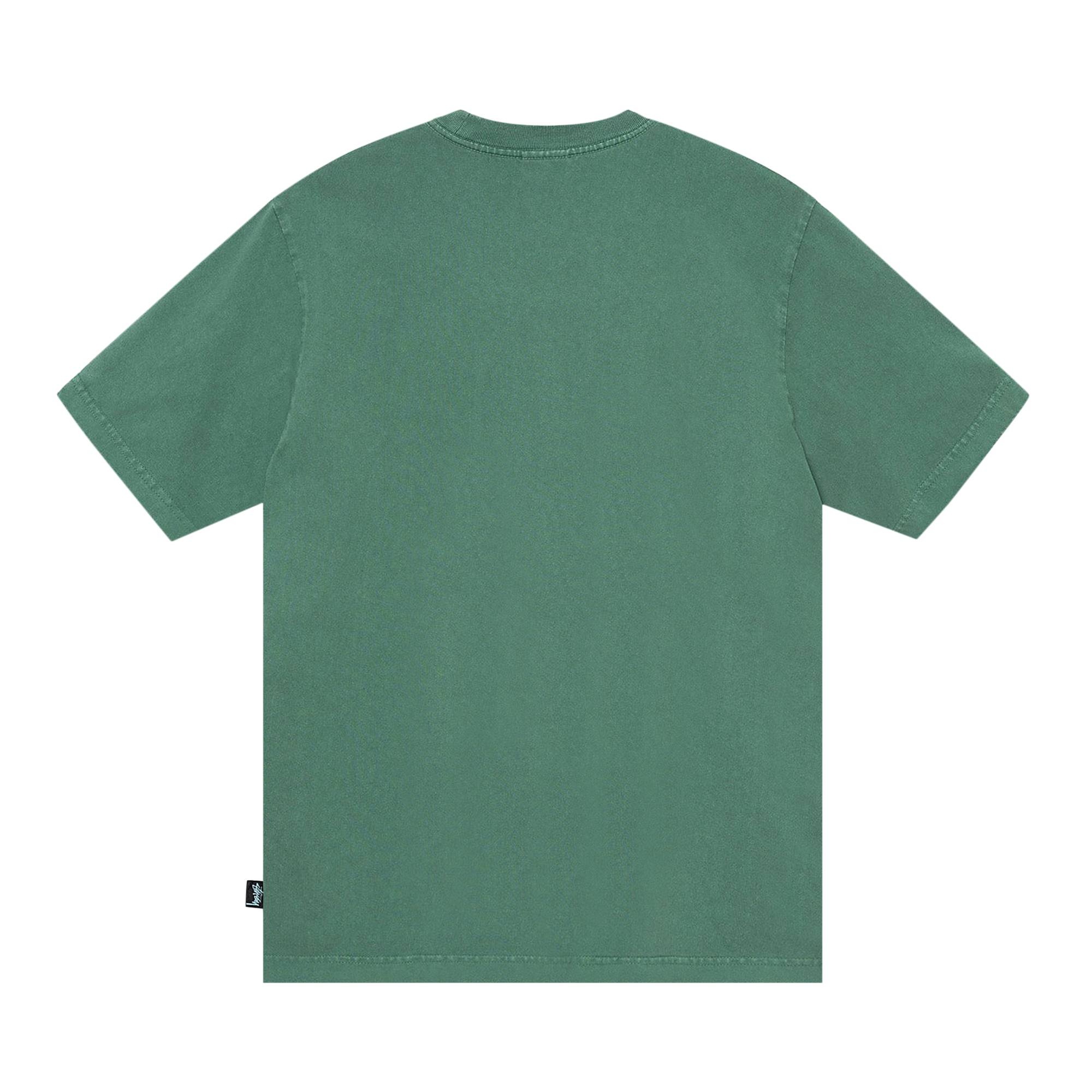 Stussy Heavyweight Pigment Dyed Crew 'Pine' - 2