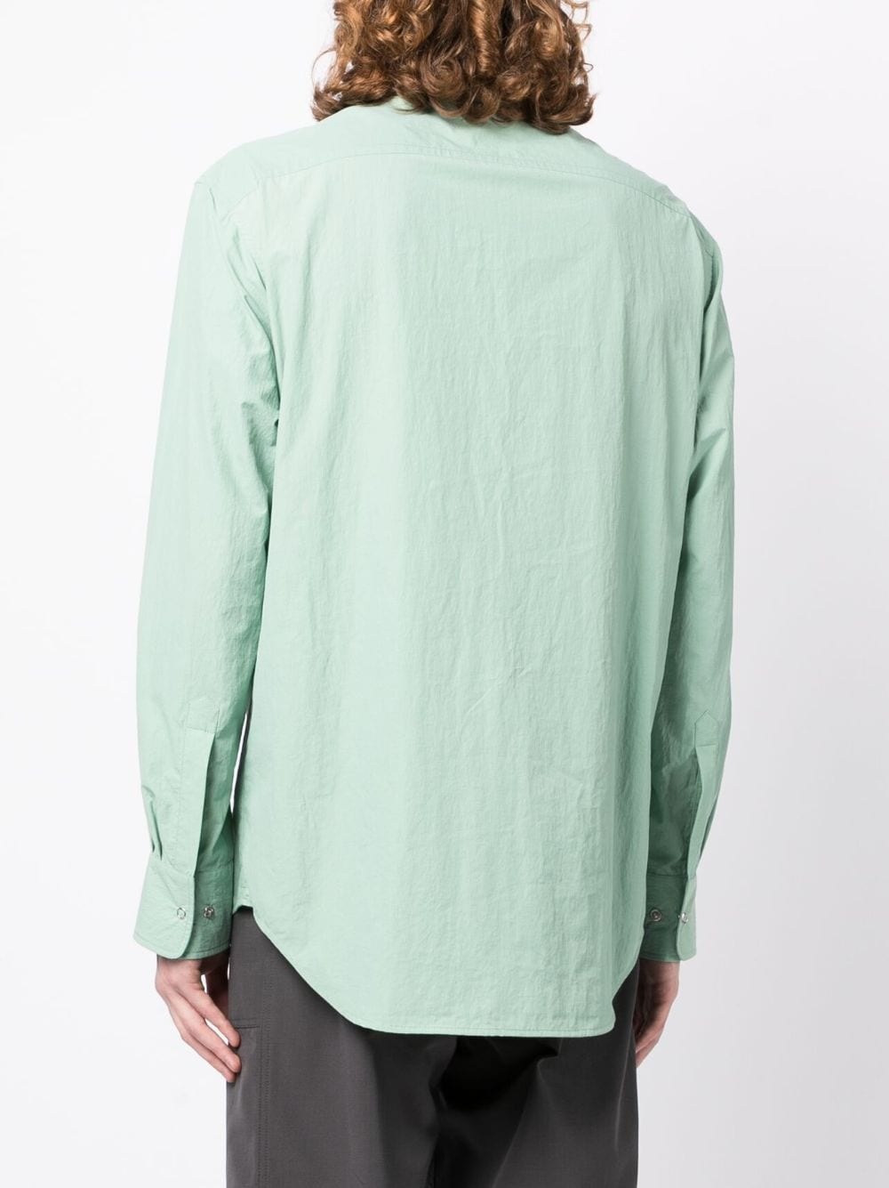 padded-pocket zip-up shirt - 4
