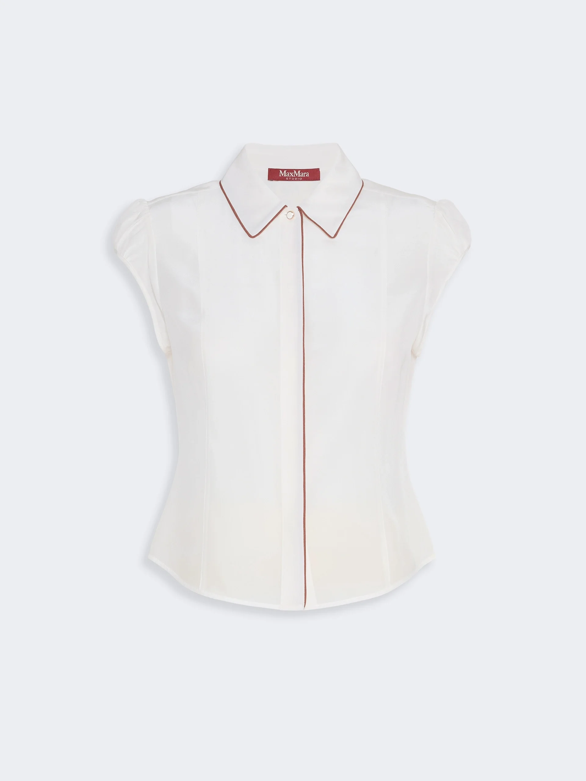 SKIPPER Silk crepe de chine shirt - SILK - 1