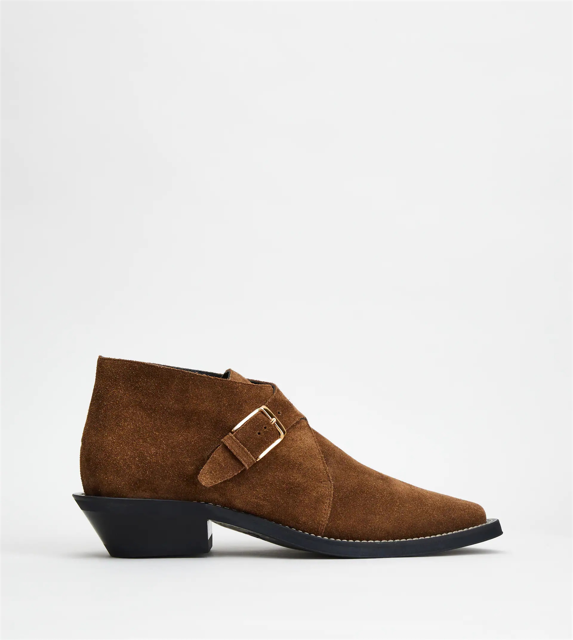 MONKSTRAPS IN SUEDE - BROWN - 1