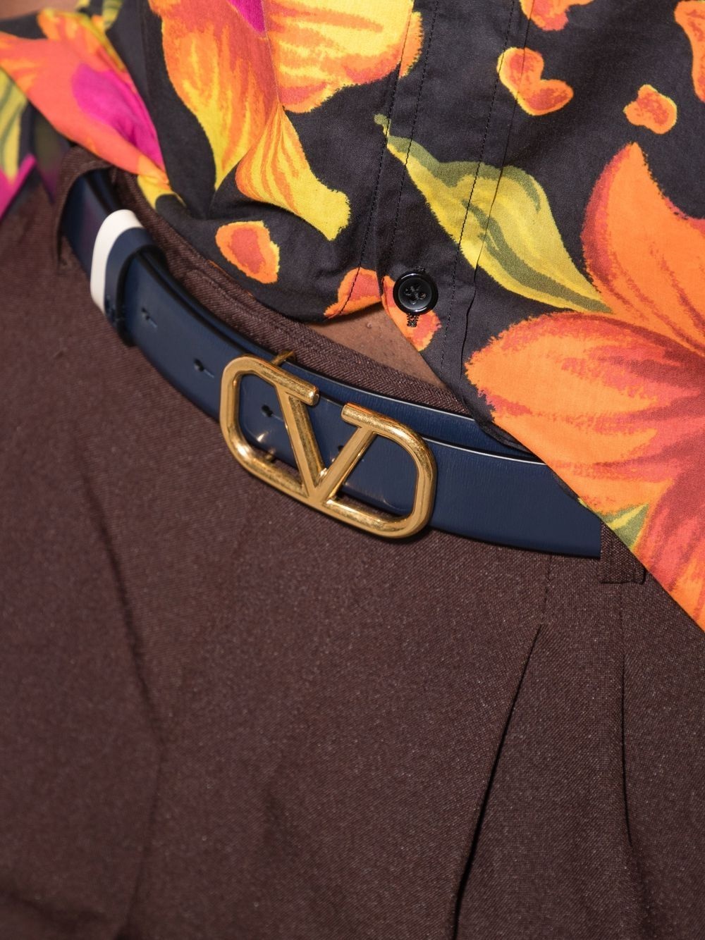 VLogo Signature reversible belt - 2