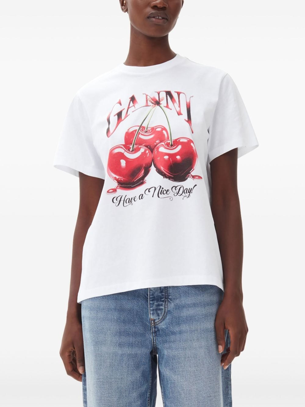 Cherry organic cotton t-shirt - 4