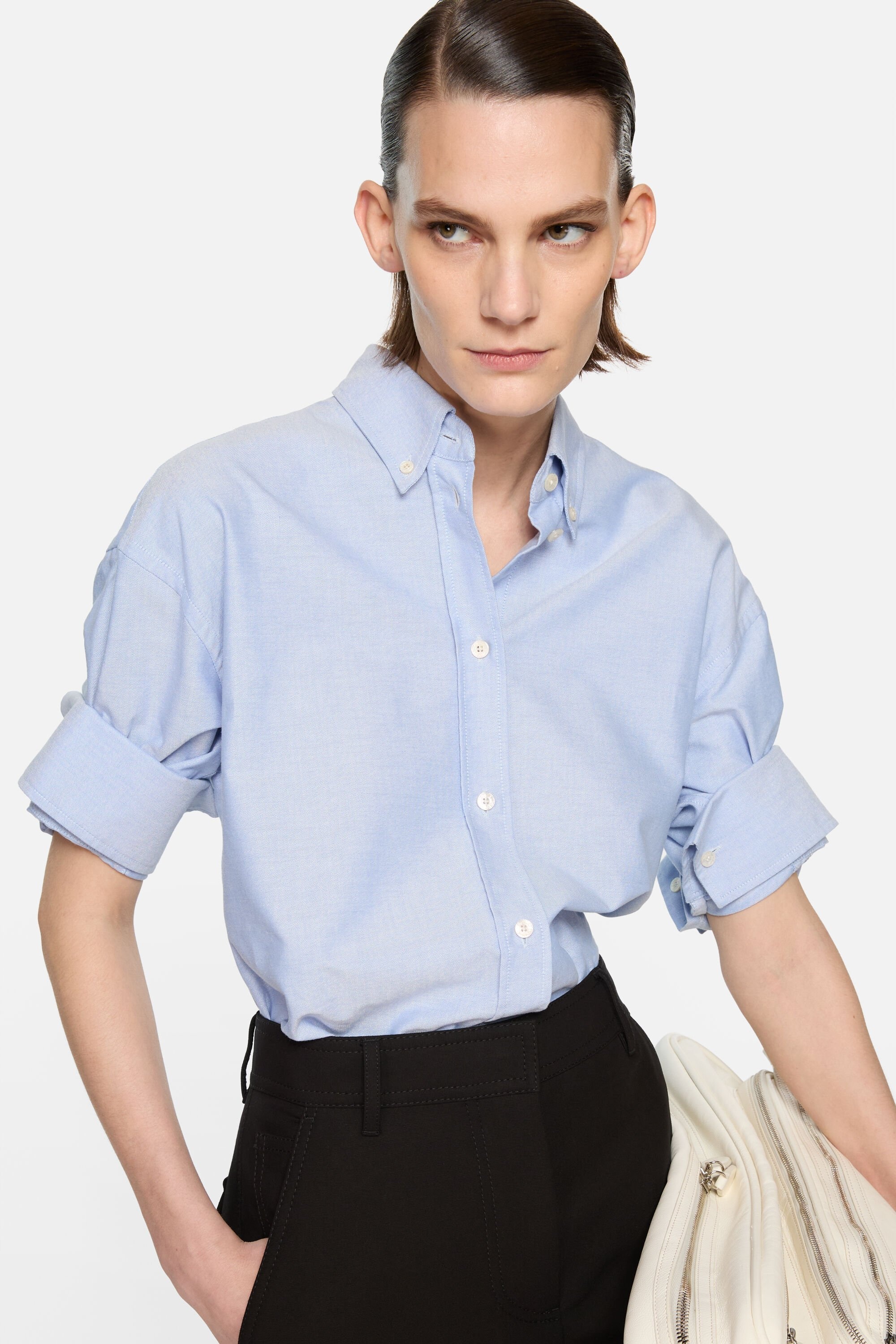 Button-up shirt - Blue - 4
