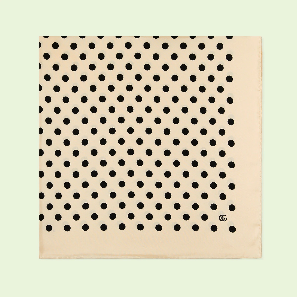 Polka-dot silk scarf - 2