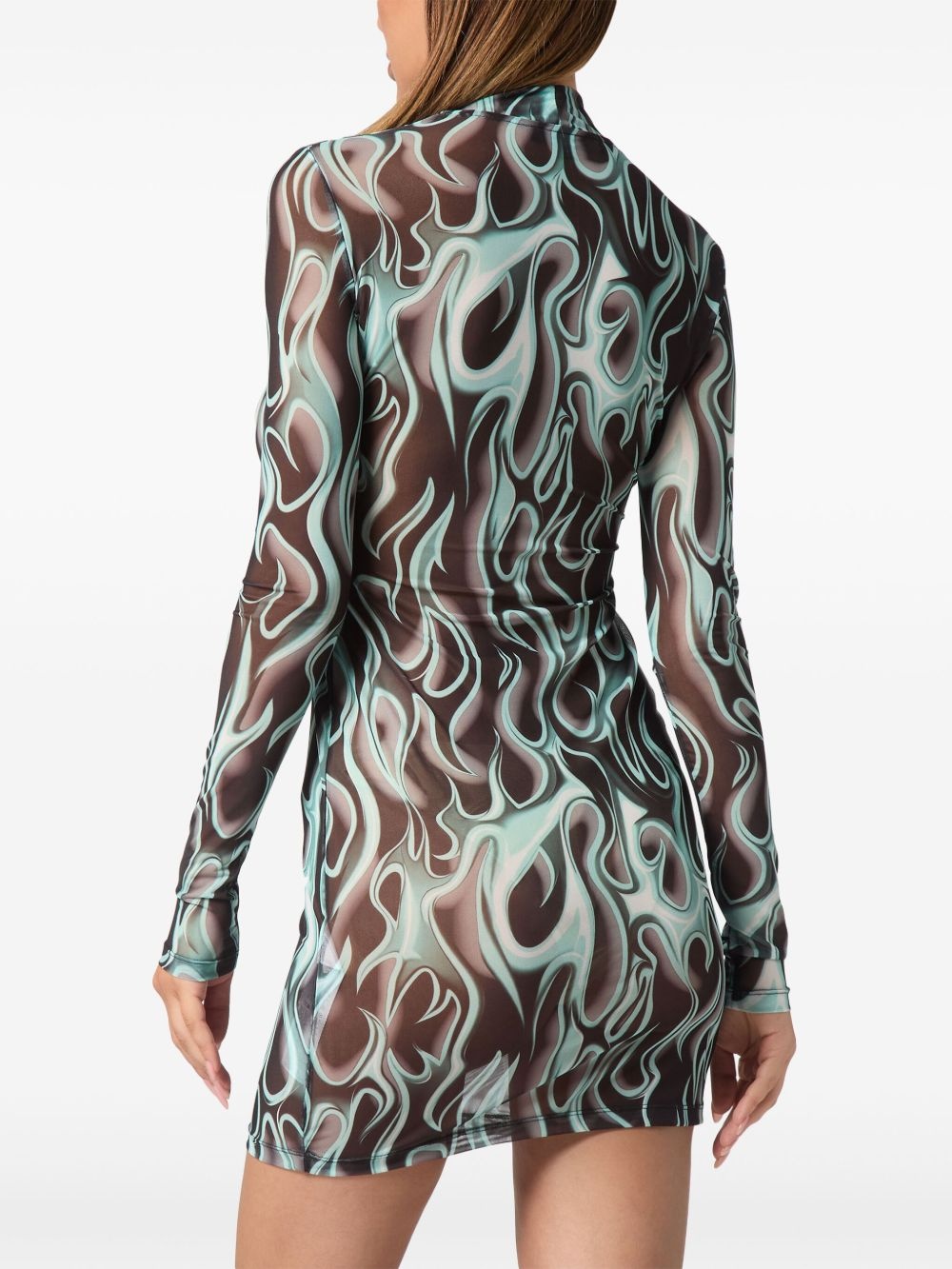 Flame minidress - 4