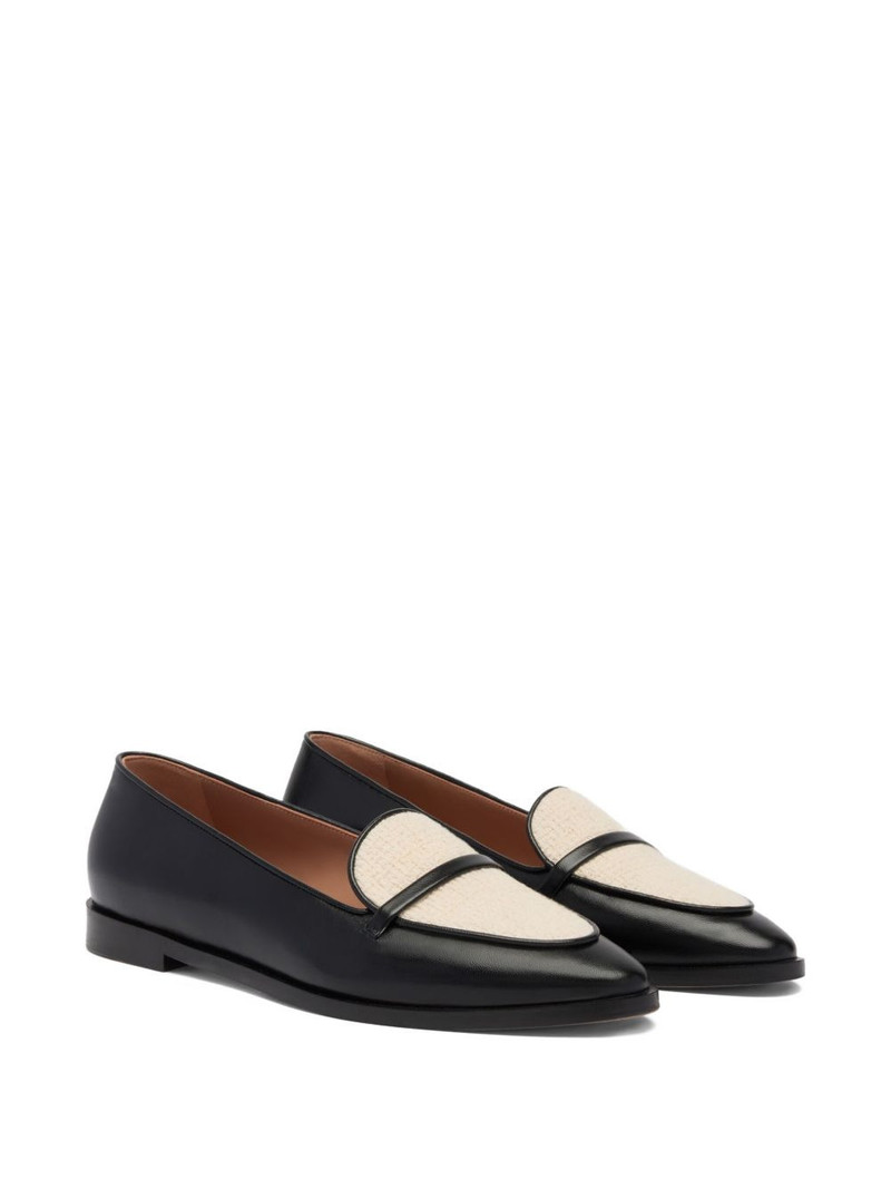 MALONE SOULIERS leather paneled loafers outlook