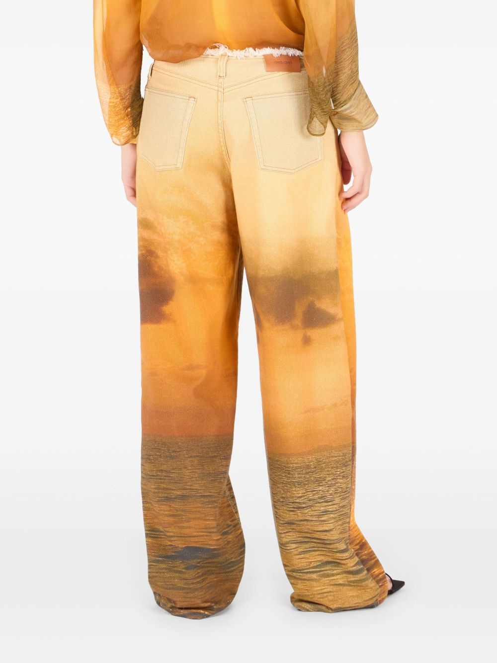 graphic-print trousers - 4