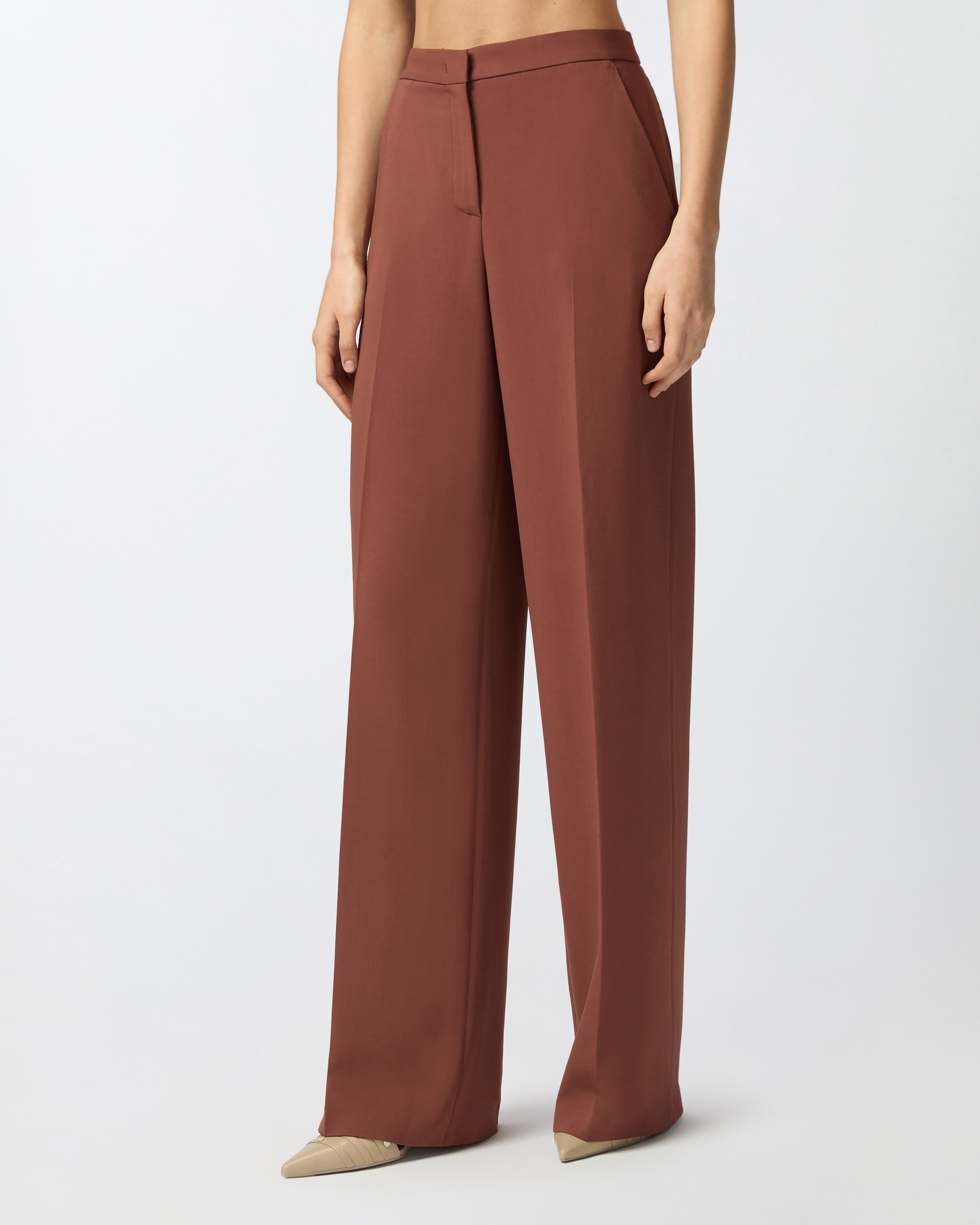 SPECIAL-OCCASION WIDE-LEG CADY TROUSERS - 3