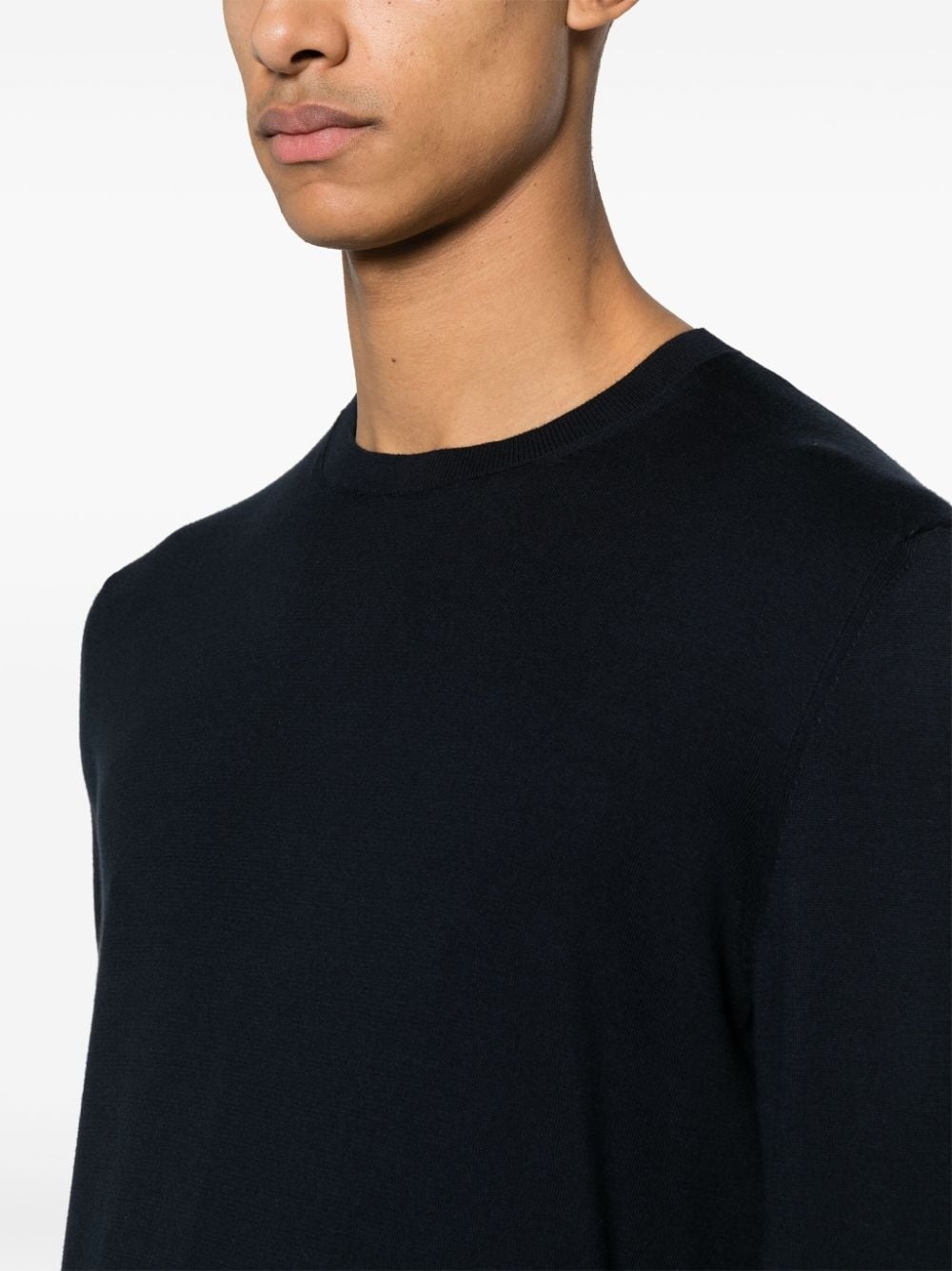 crew-neck cotton jumper - 5