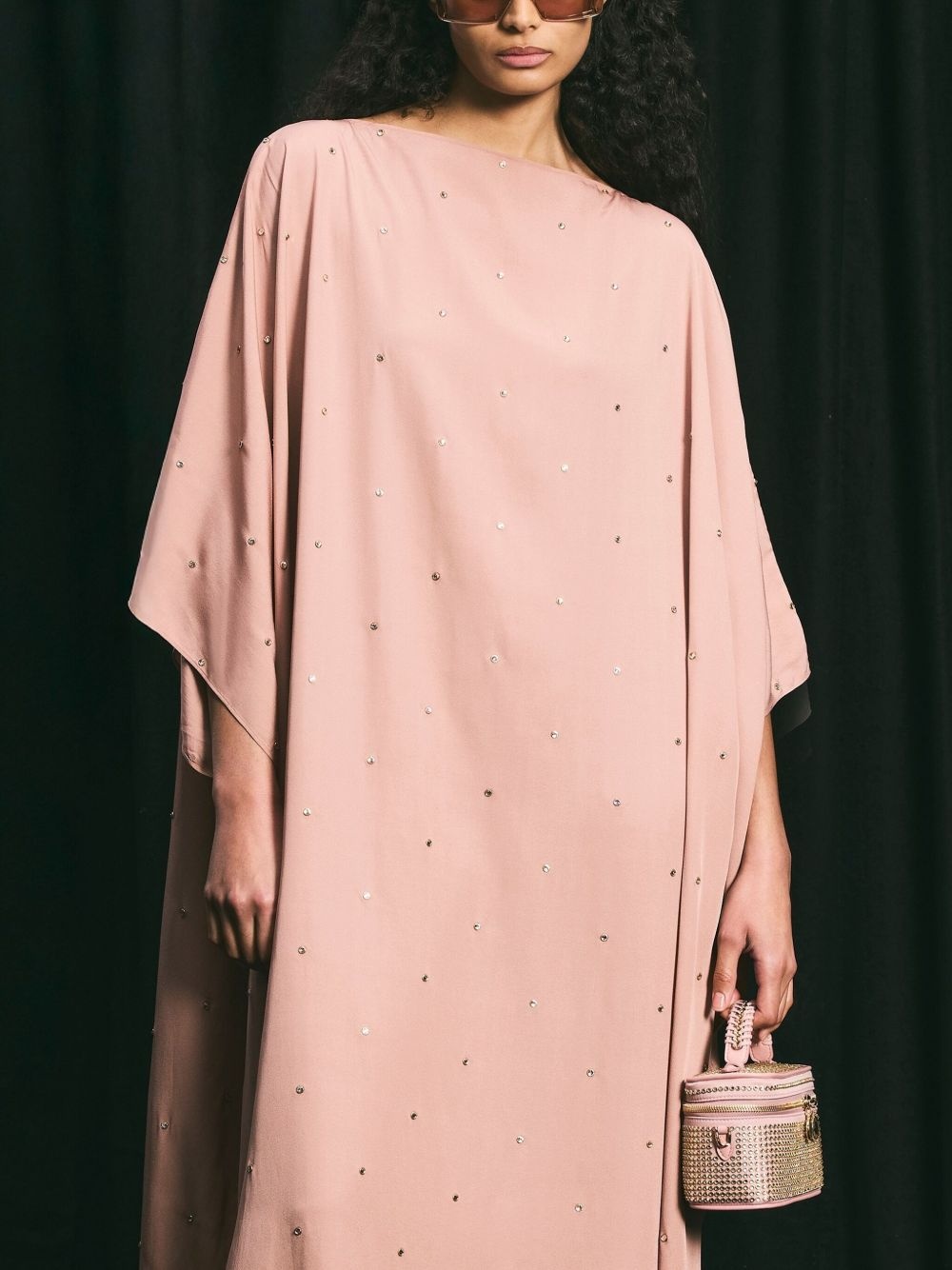 rhinestone-embellished dress - 4
