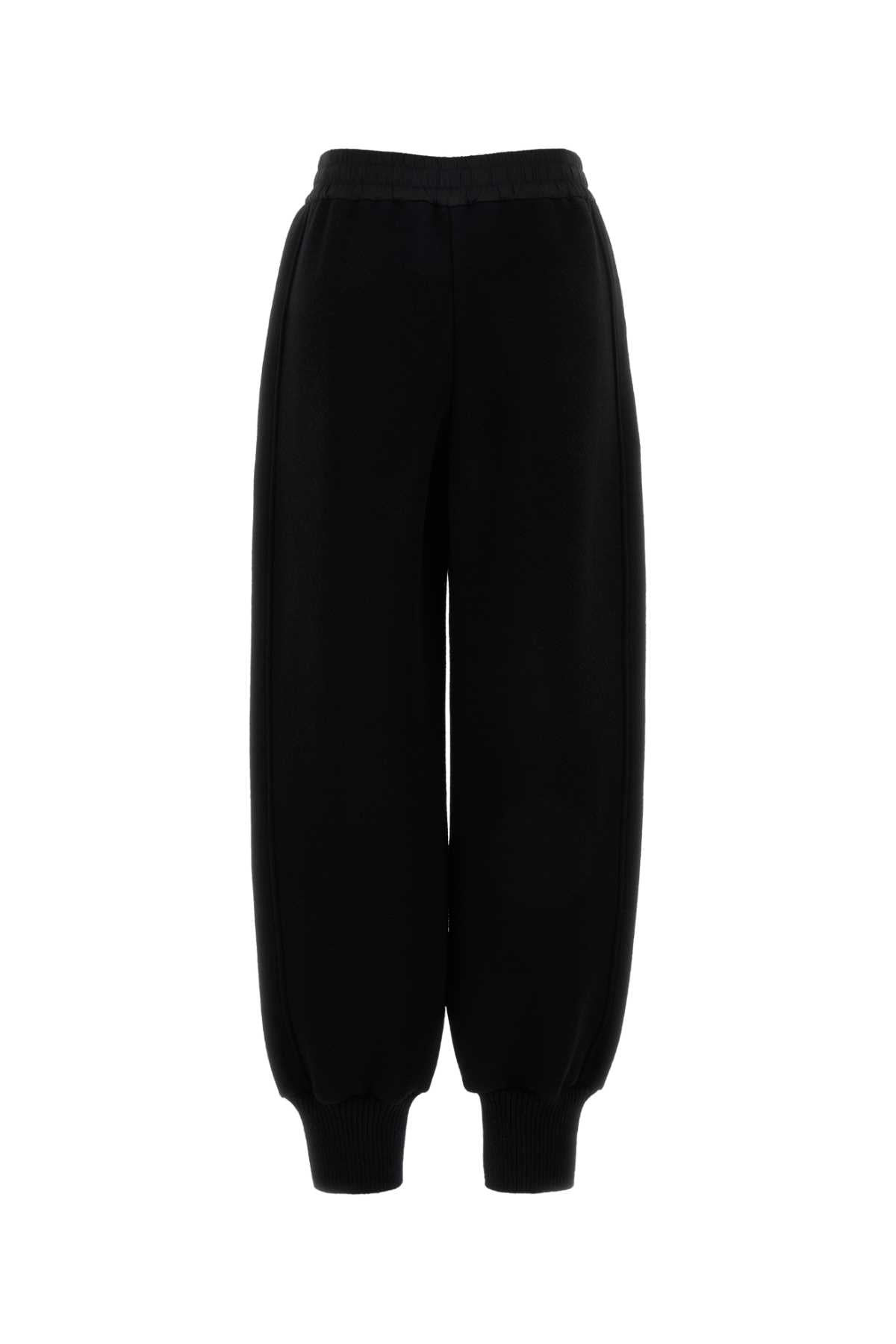 Jil Sander Women Black Wool Blend Joggers - 2