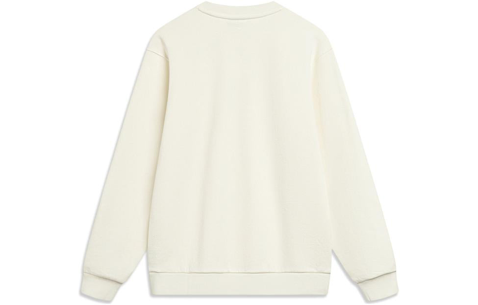(WMNS) Li-Ning Floral Logo Sweatshirt 'Beige' AWDT818-1 - 2