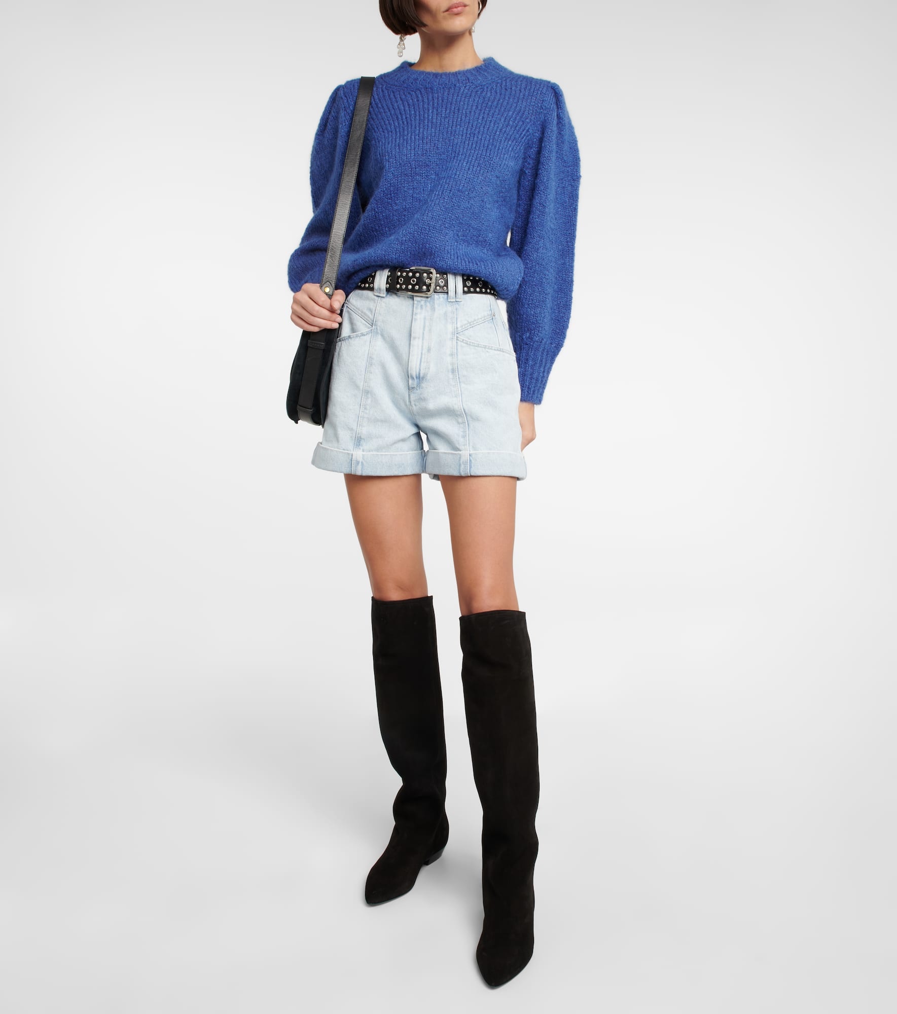 Skarlet knee-high suede boots - 2