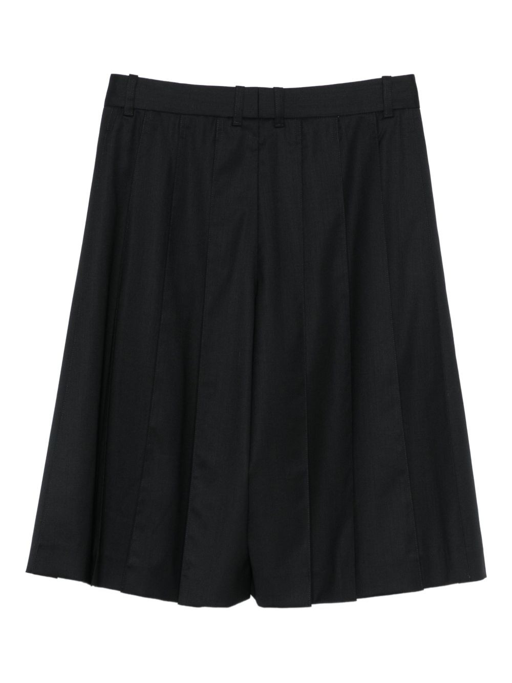 pleated shorts - 2