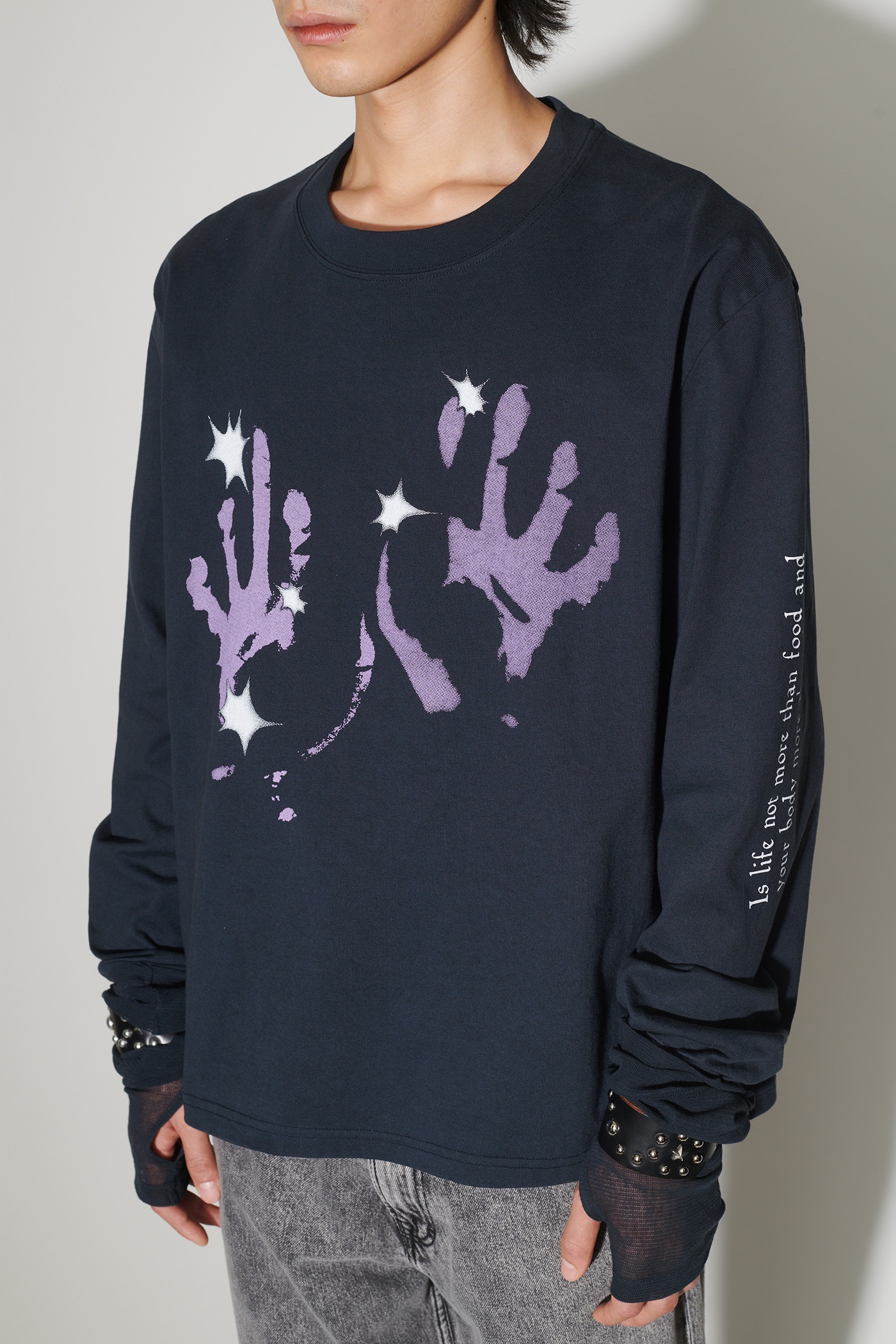 Tour Longsleeve Lilac Taste Of Hands Print - 3