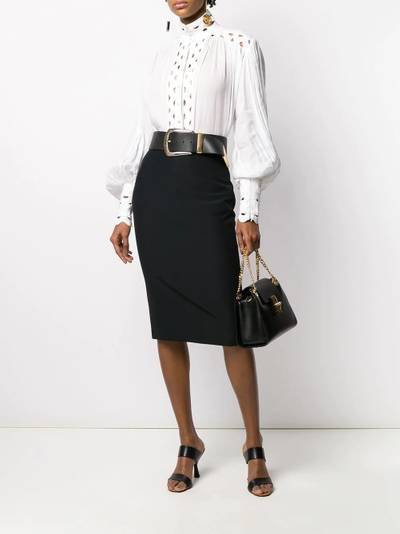 Alexander McQueen skinny fit pencil skirt outlook